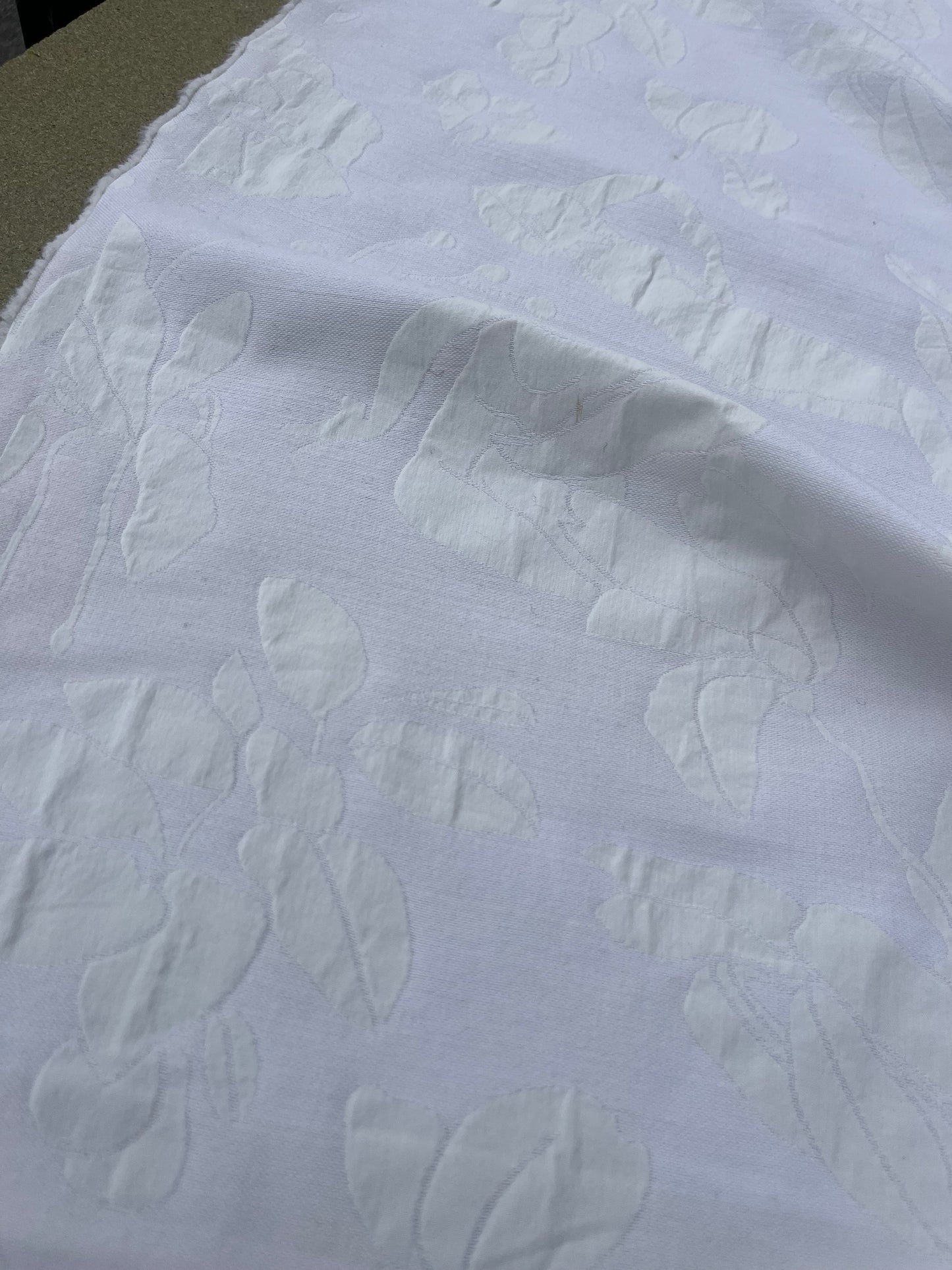 Hélène 033 jacquard with cotton white/ecru