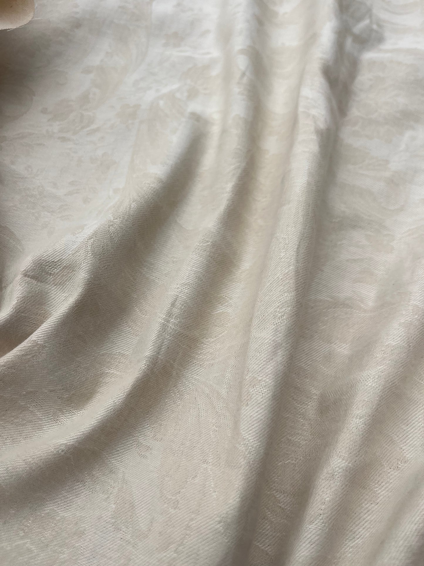 Hélène 041 midweight cotton/linen jacquard sand