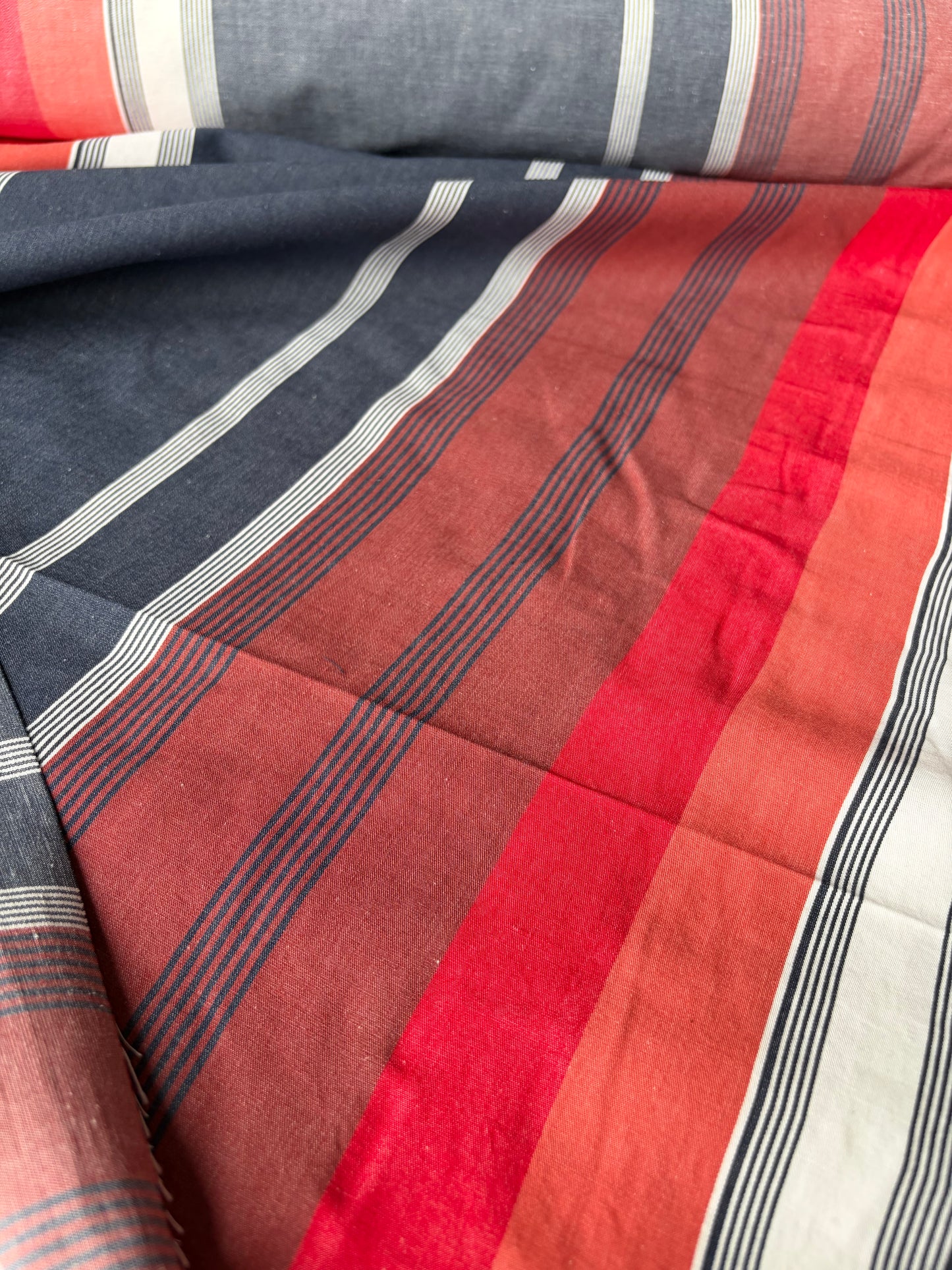 BRUCE 012 heavy cotton irregular stripes