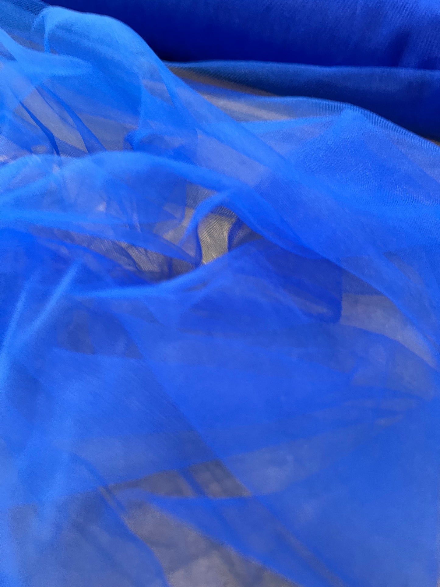 tulle stretch bic blue