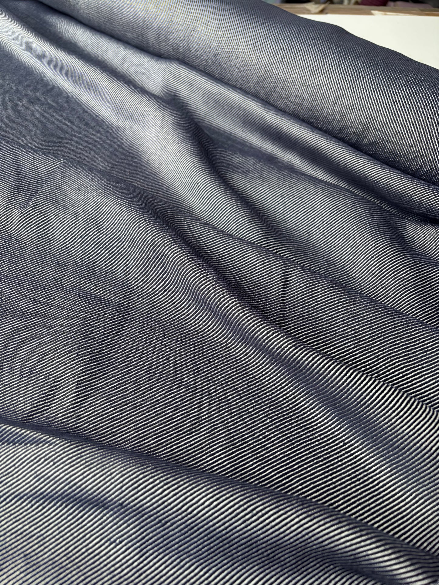 BRUCE 015 colourwoven heavy tricotine denim