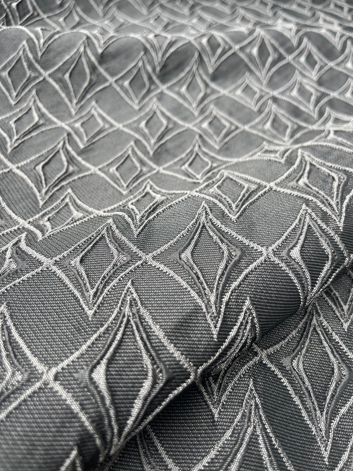 Hélène 045 stretch jacquard small design black/brown