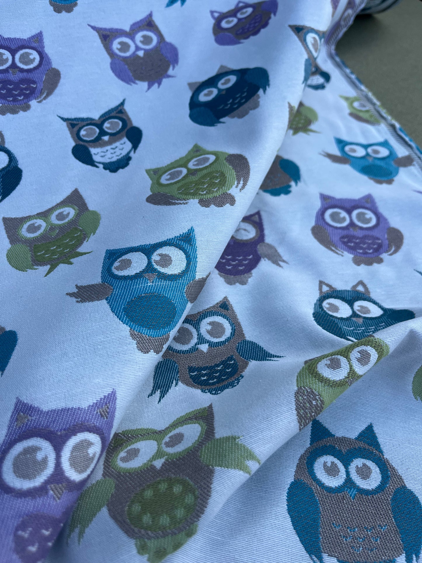 Hélène 050 heavy cotton jacquard "owls"