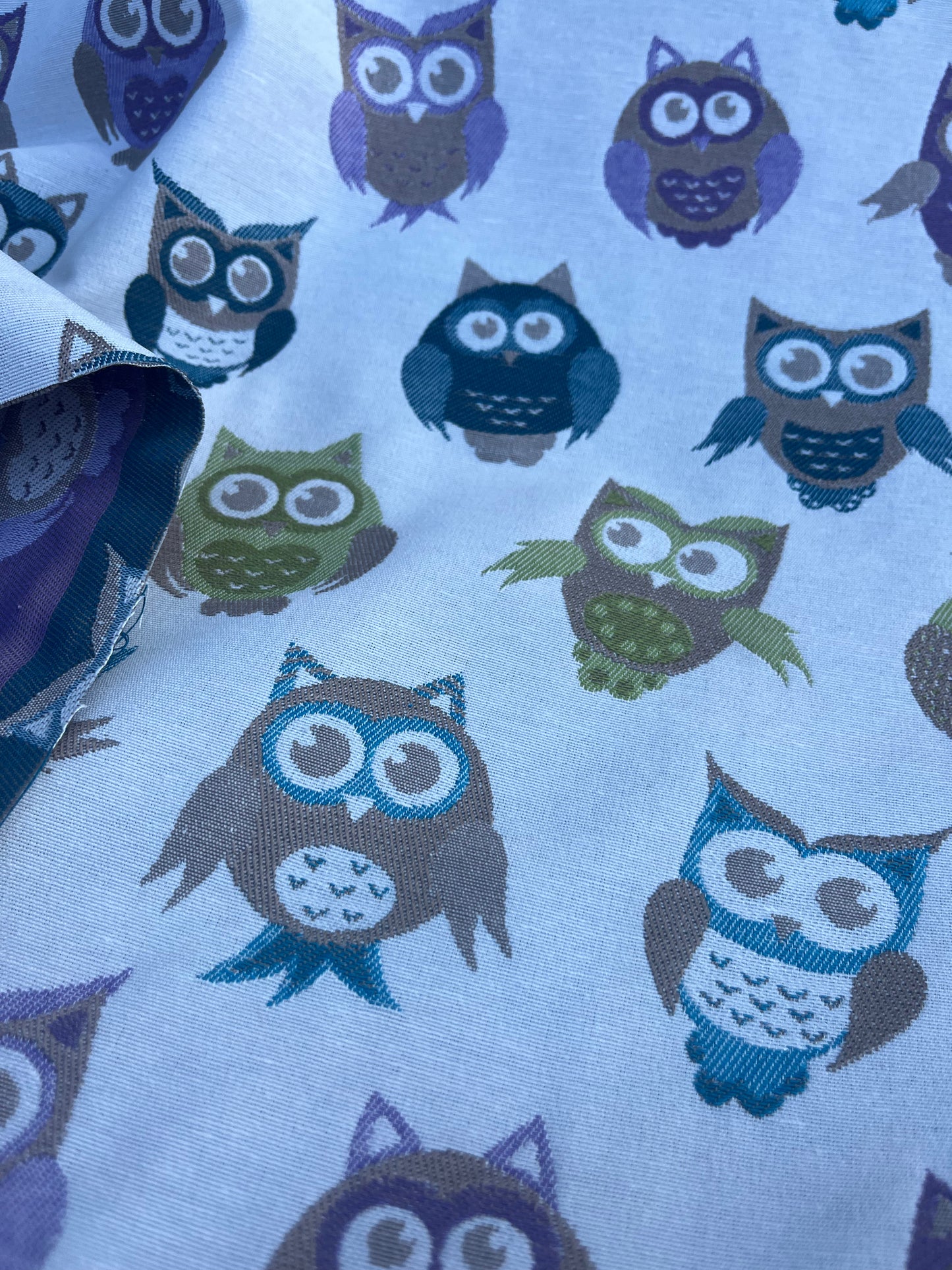 Hélène 050 heavy cotton jacquard "owls"