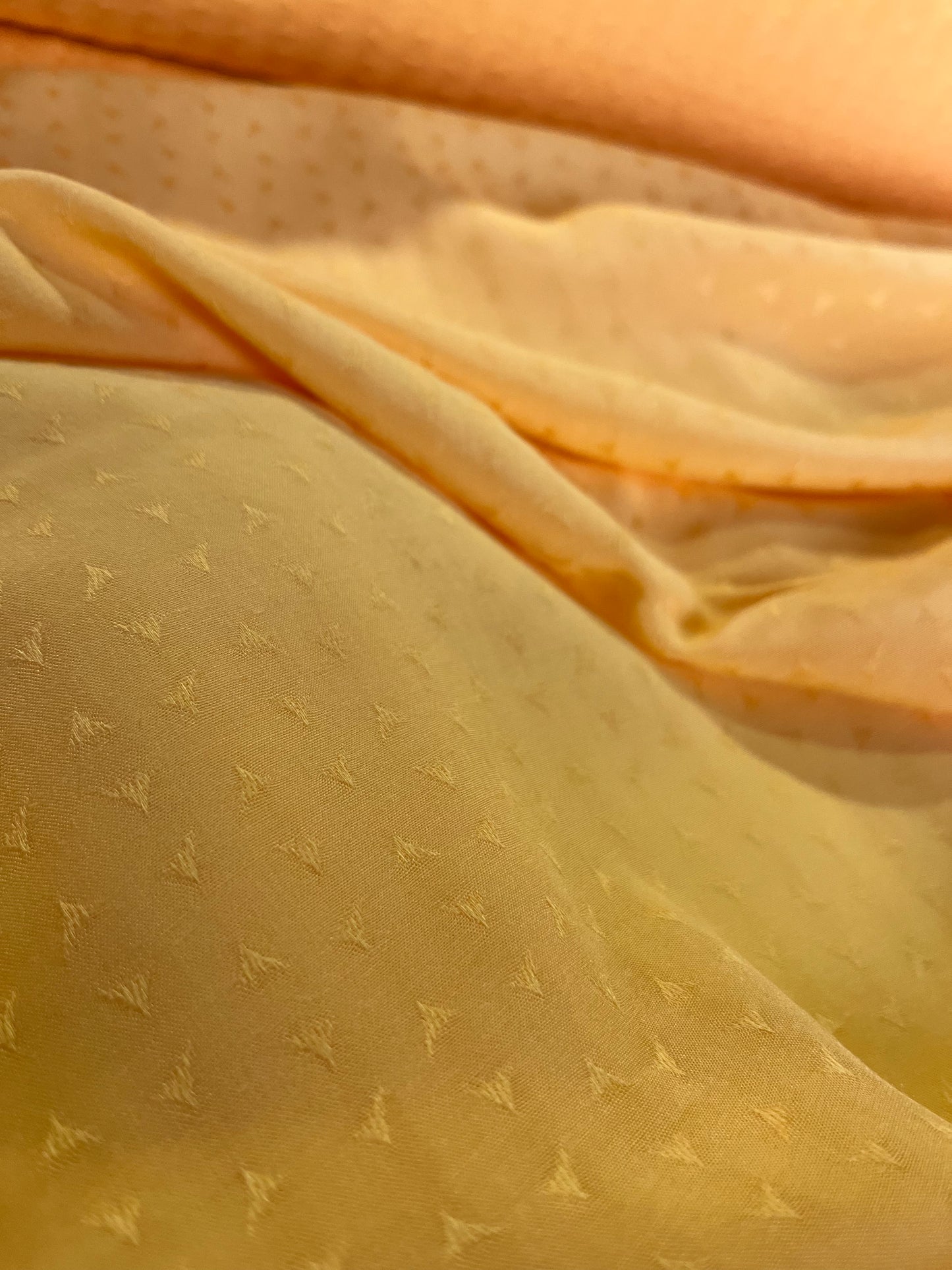 BAKU 008 viscose light jacquard warm yellow