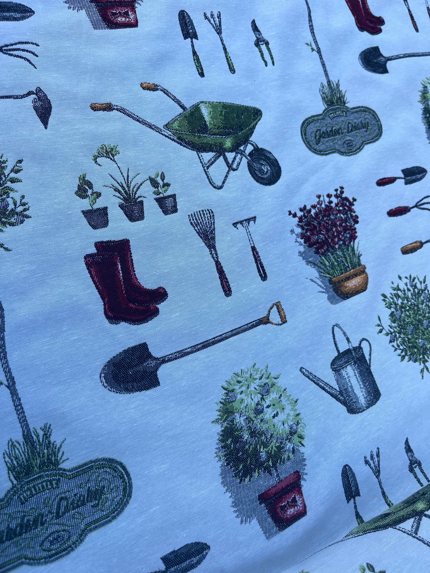 Hélène 052 heavy cotton jacquard "Garden"