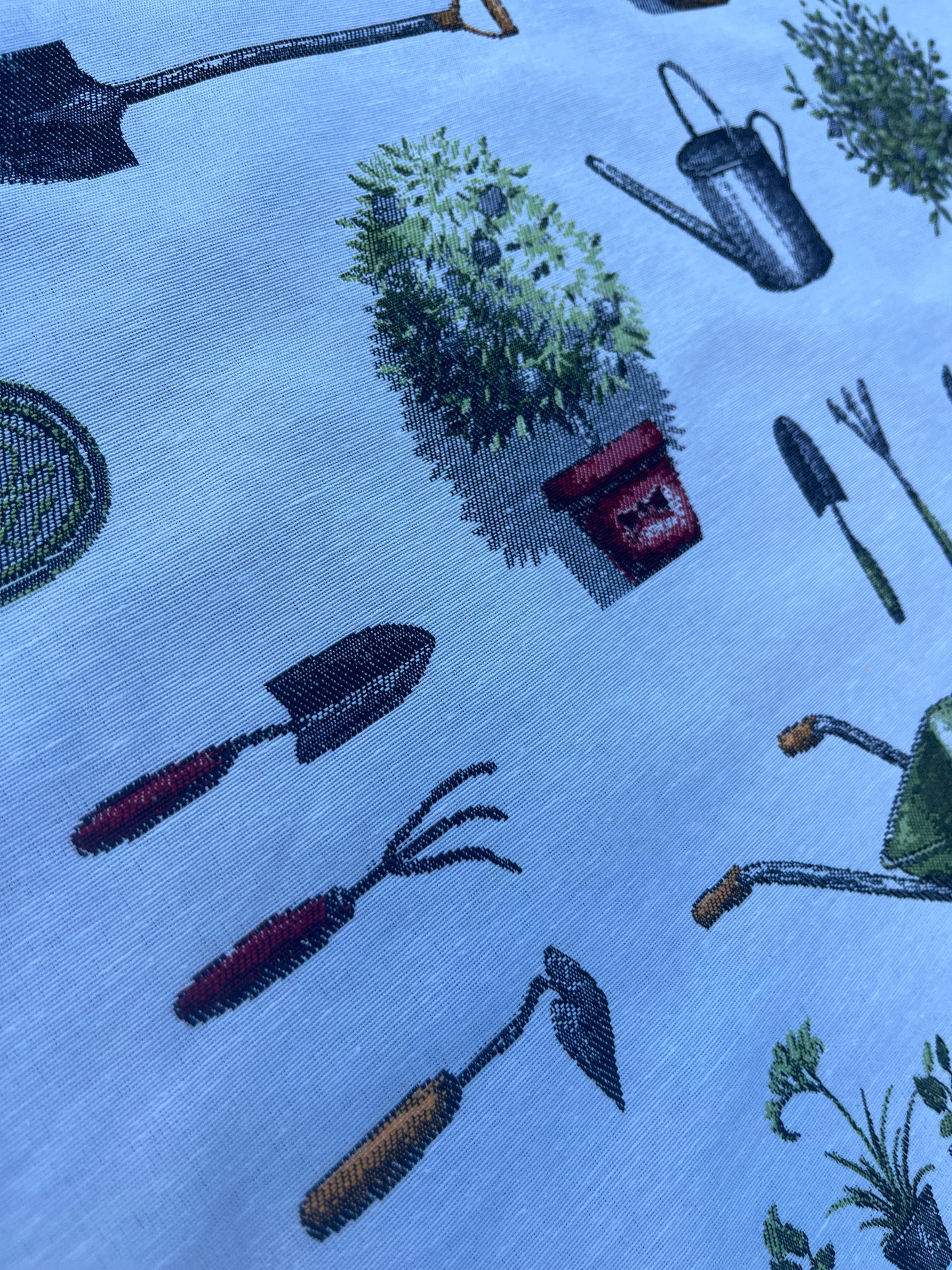 Hélène 052 heavy cotton jacquard "Garden"