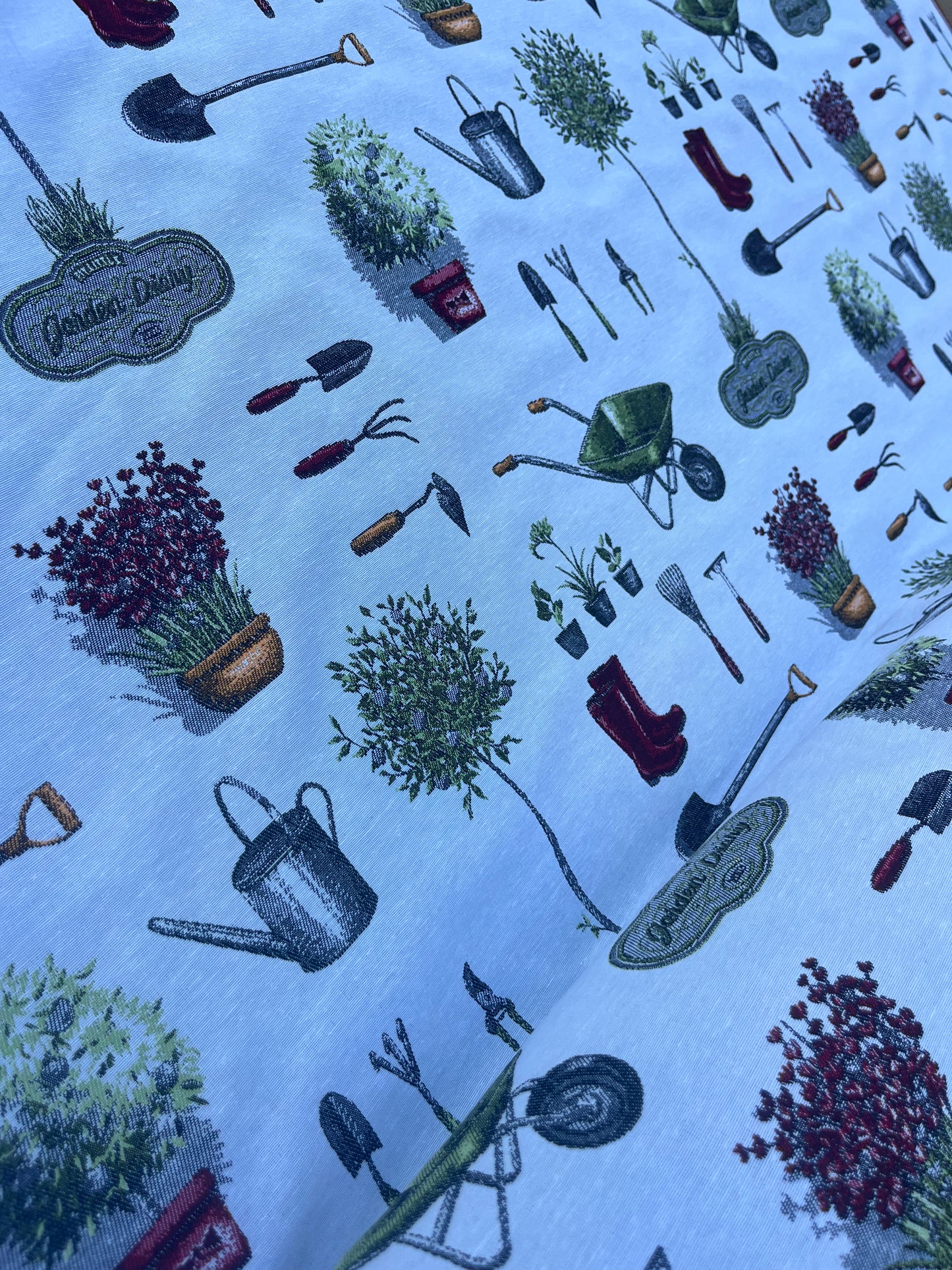 Hélène 052 heavy cotton jacquard "Garden"