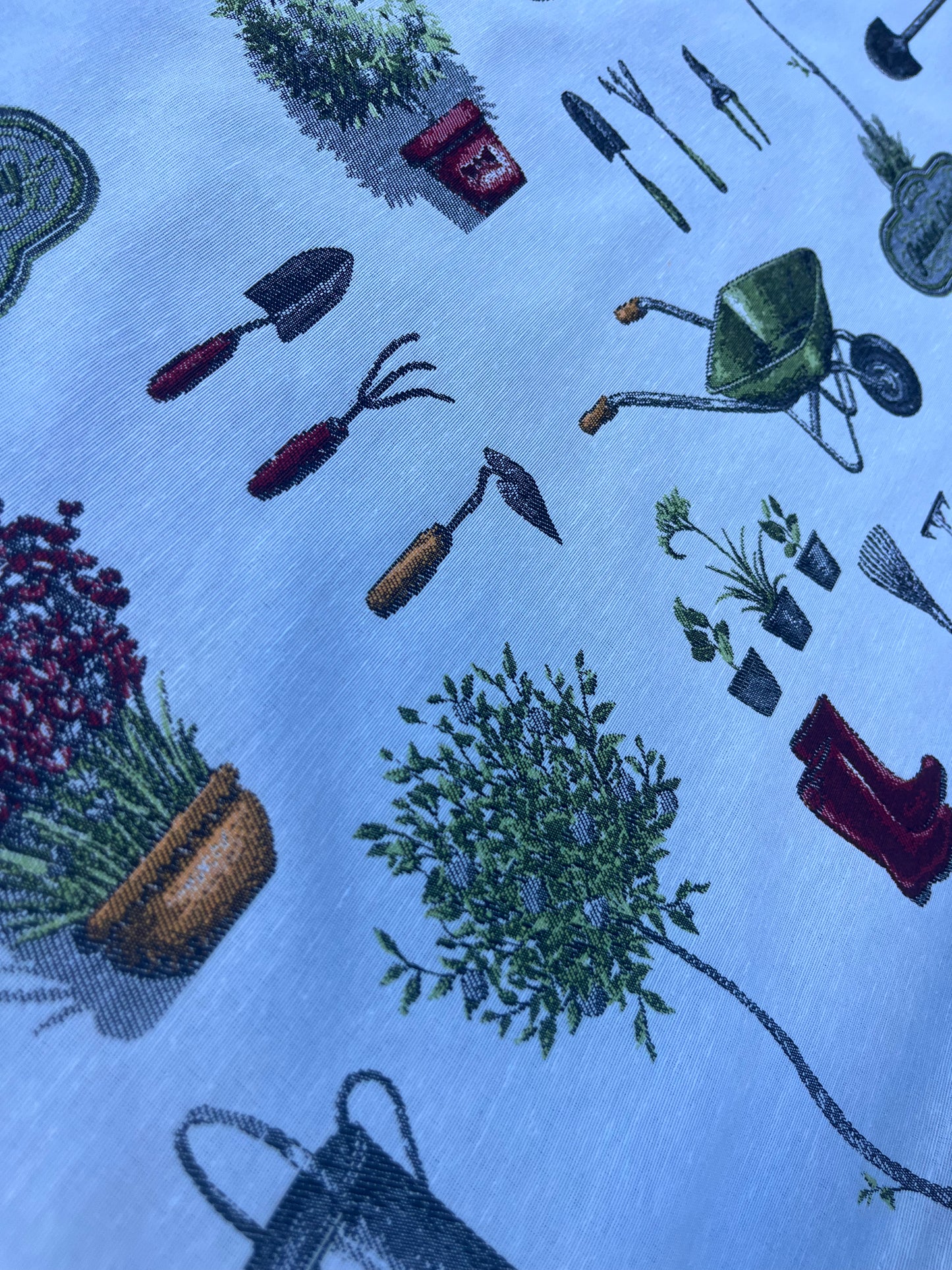 Hélène 052 heavy cotton jacquard "Garden"