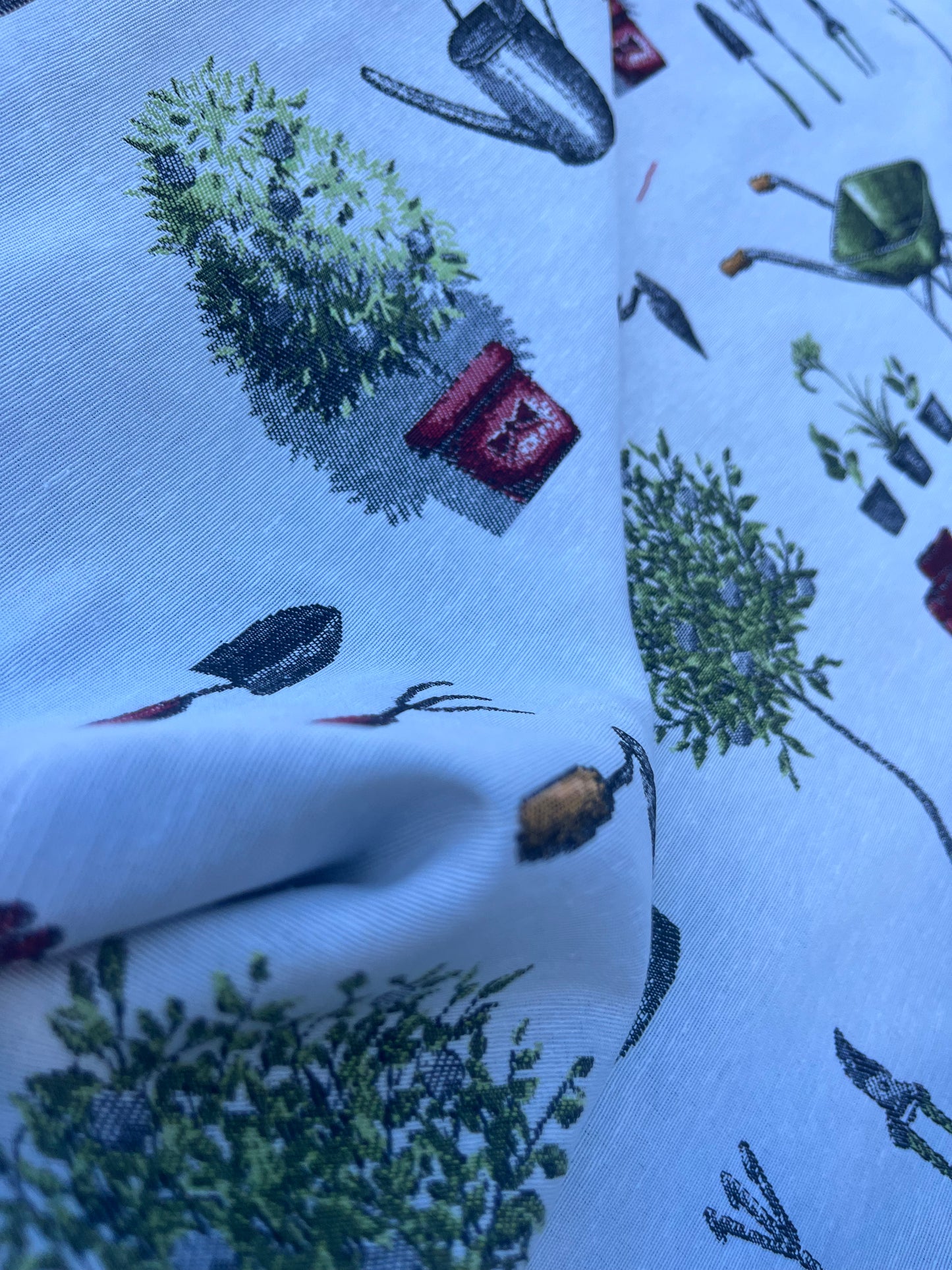 Hélène 052 heavy cotton jacquard "Garden"