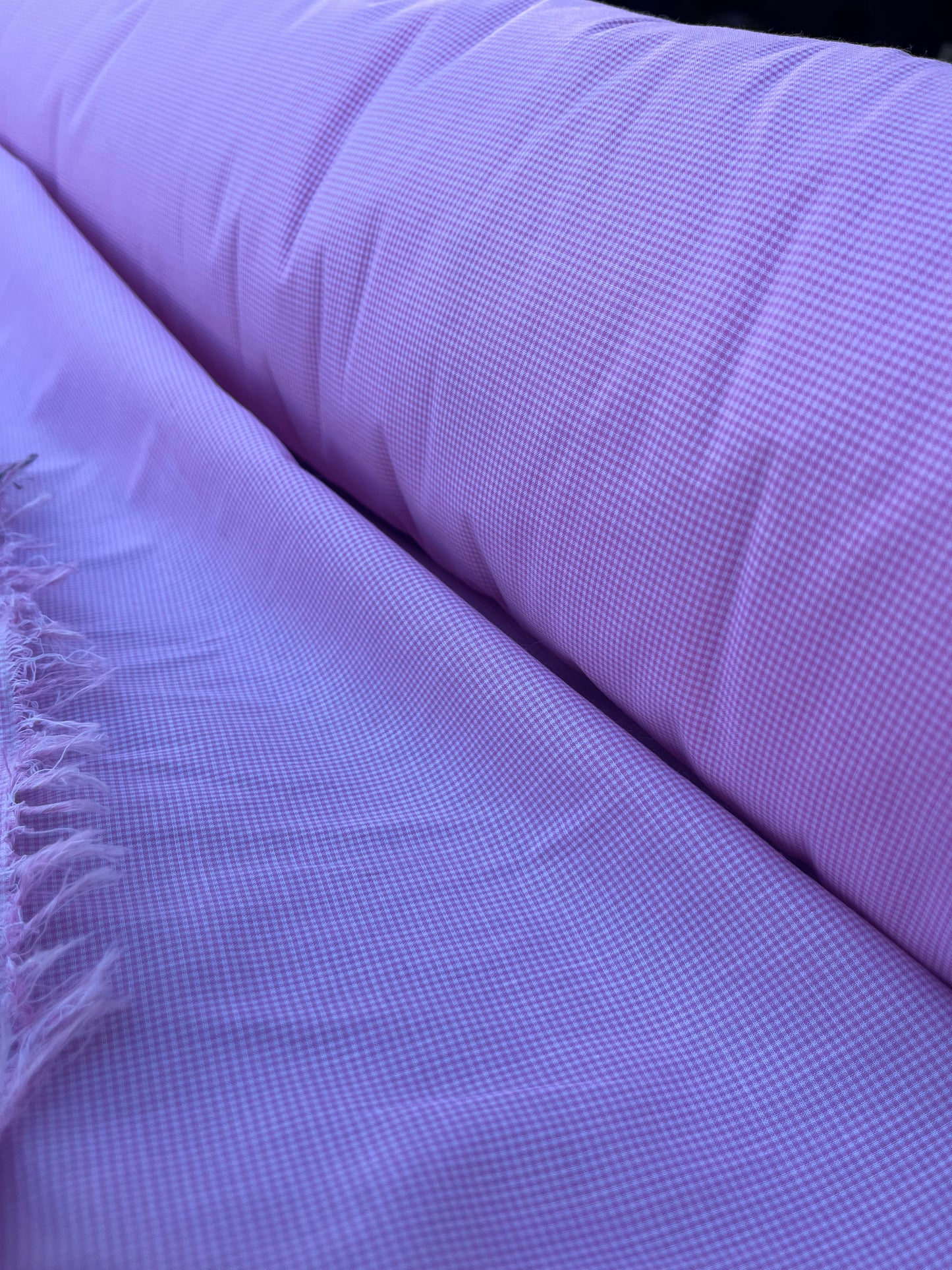 EUDINE 001 small cotton check pink/white
