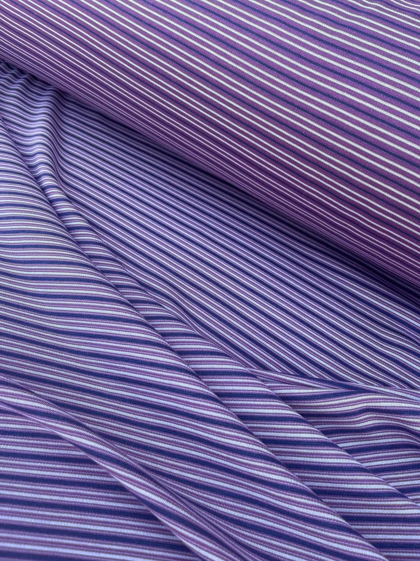 EUDINE 002 cotton jersey stripes mauve
