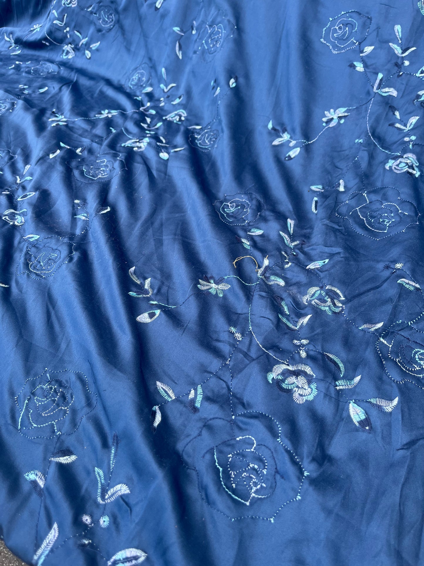 EUDINE 011 satin with embroidery