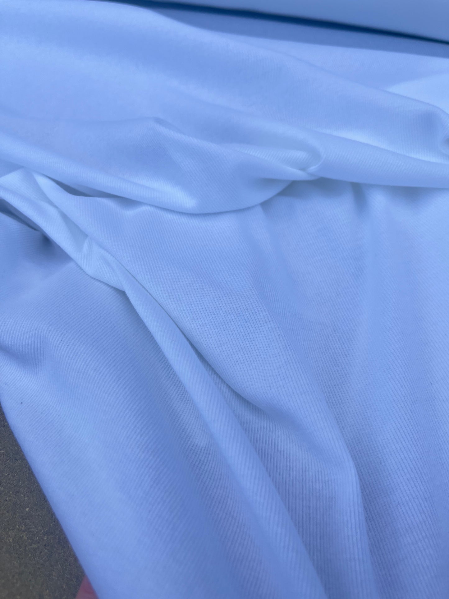 EUDINE 013 jersey rib cotton white
