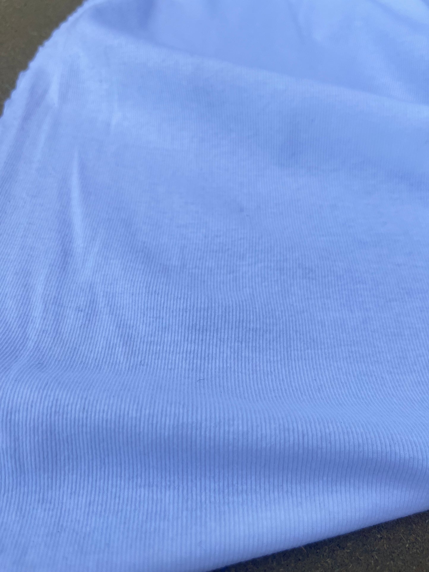 EUDINE 013 jersey rib cotton white