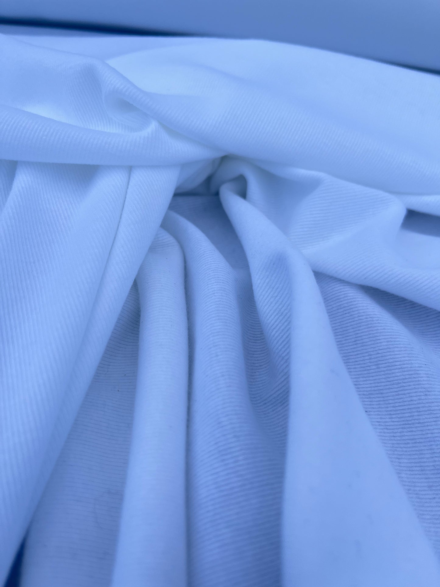 EUDINE 013 jersey rib cotton white