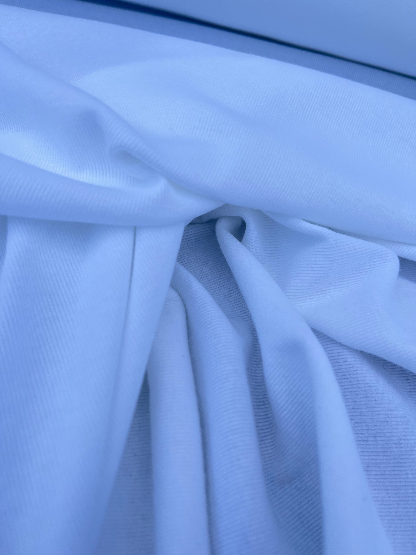 EUDINE 013 jersey rib cotton white