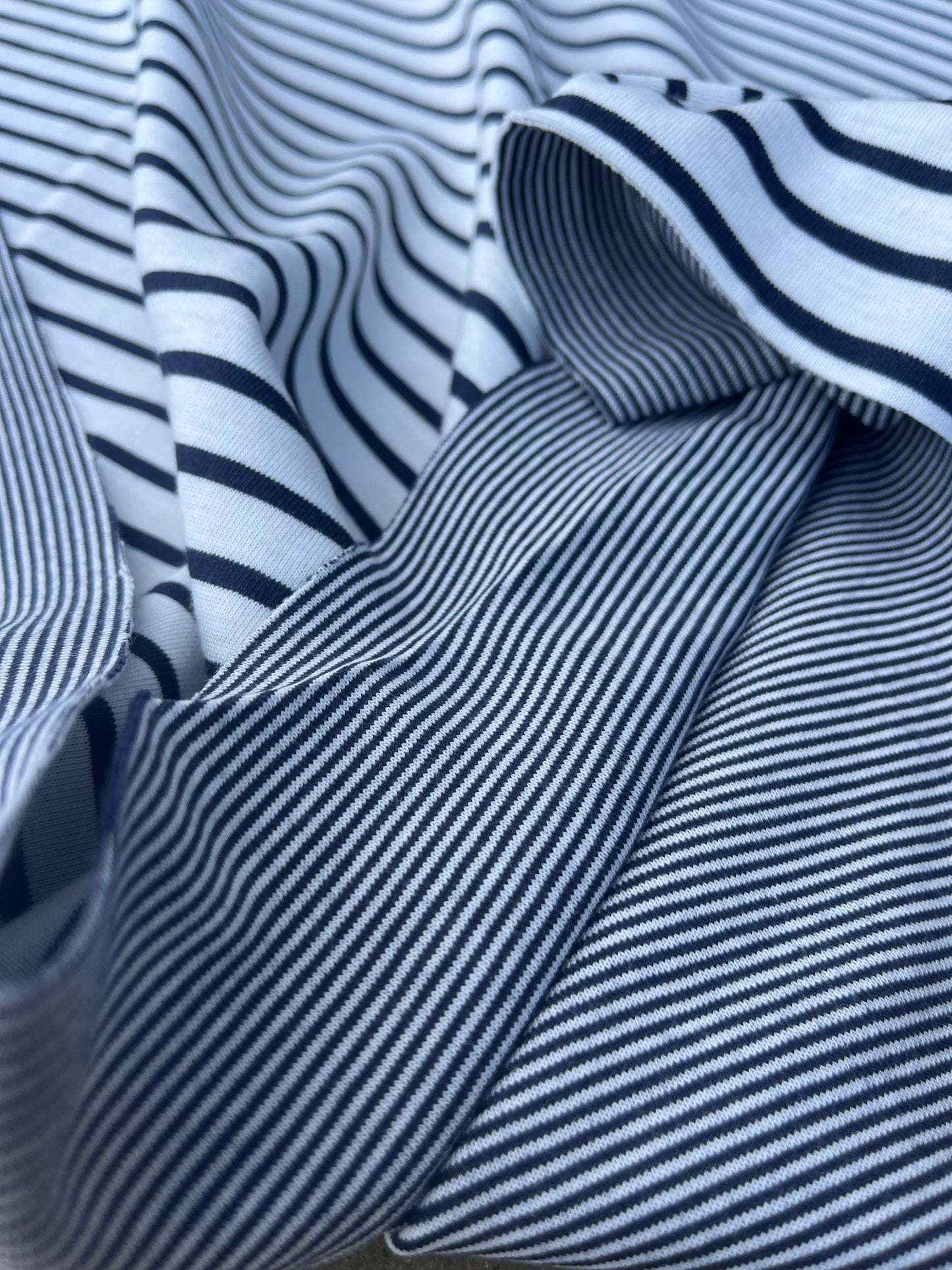 EUDINE 020 heavy cotton jersey stripes double face