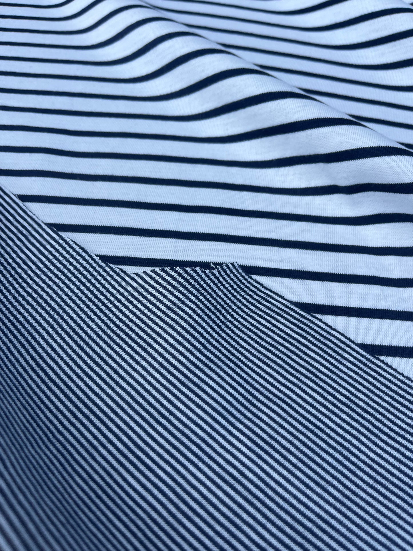 EUDINE 020 heavy cotton jersey stripes double face