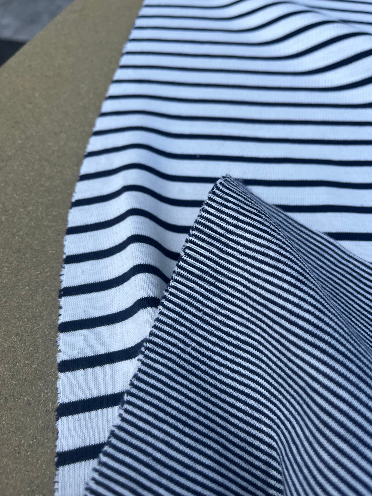 EUDINE 020 heavy cotton jersey stripes double face