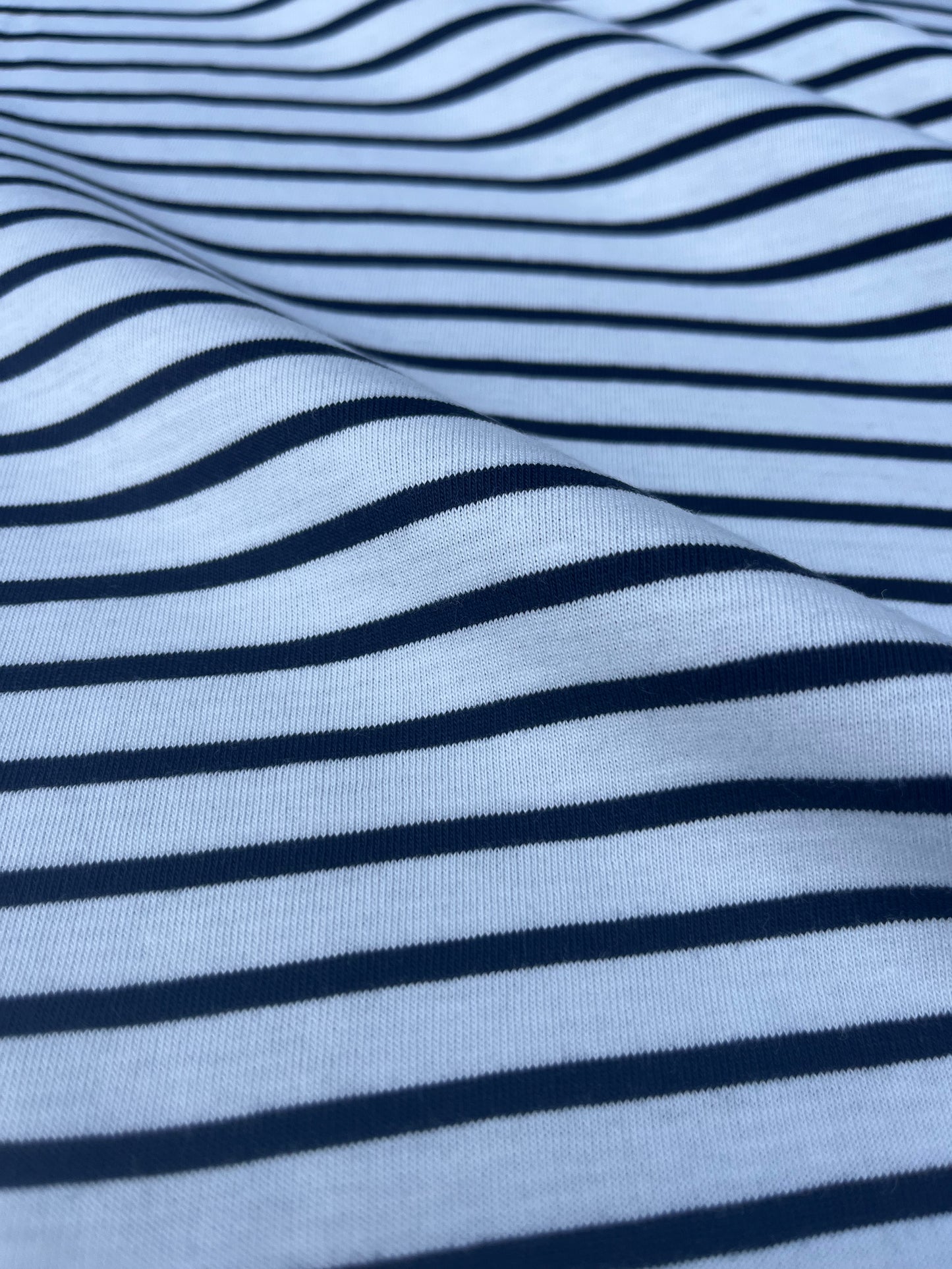 EUDINE 020 heavy cotton jersey stripes double face