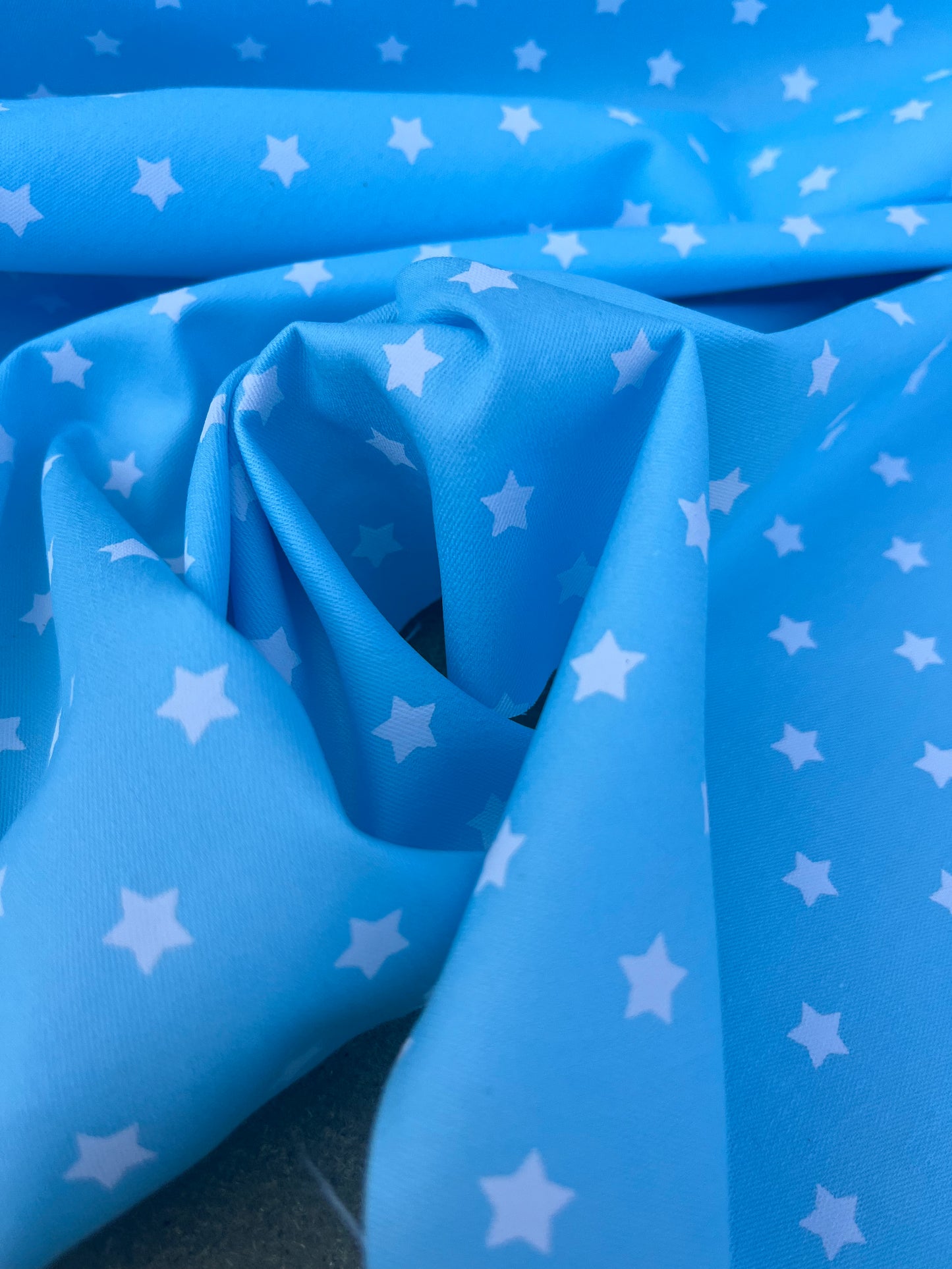 EUDINE 021 cotton twill stretch with stars