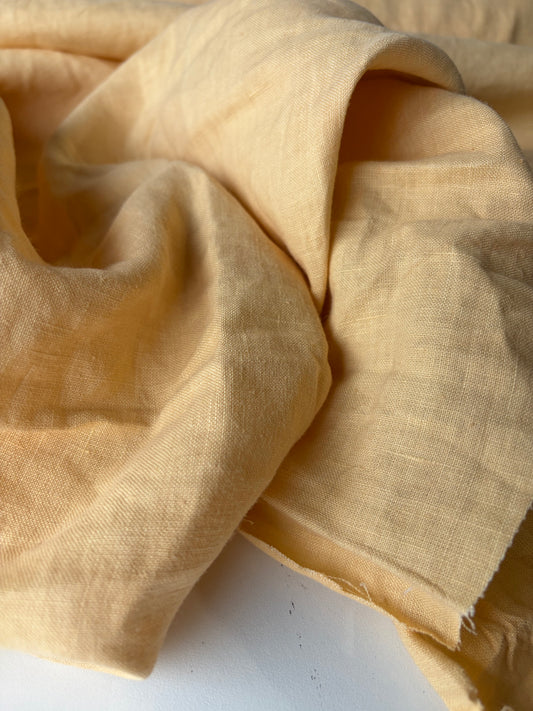 PHIL 013 washed 100% linen vanilla colour
