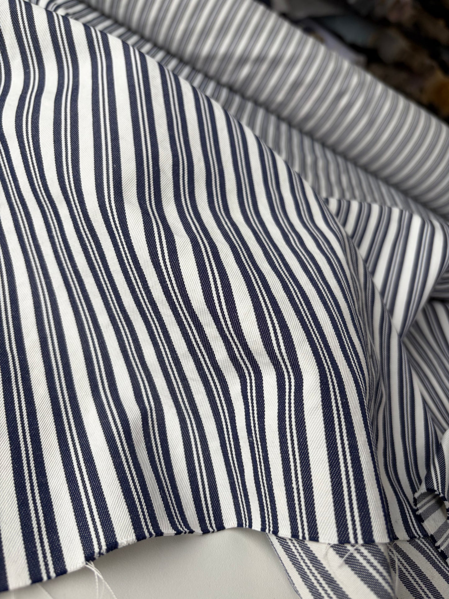 PHIL 014 colourwoven denim stripes