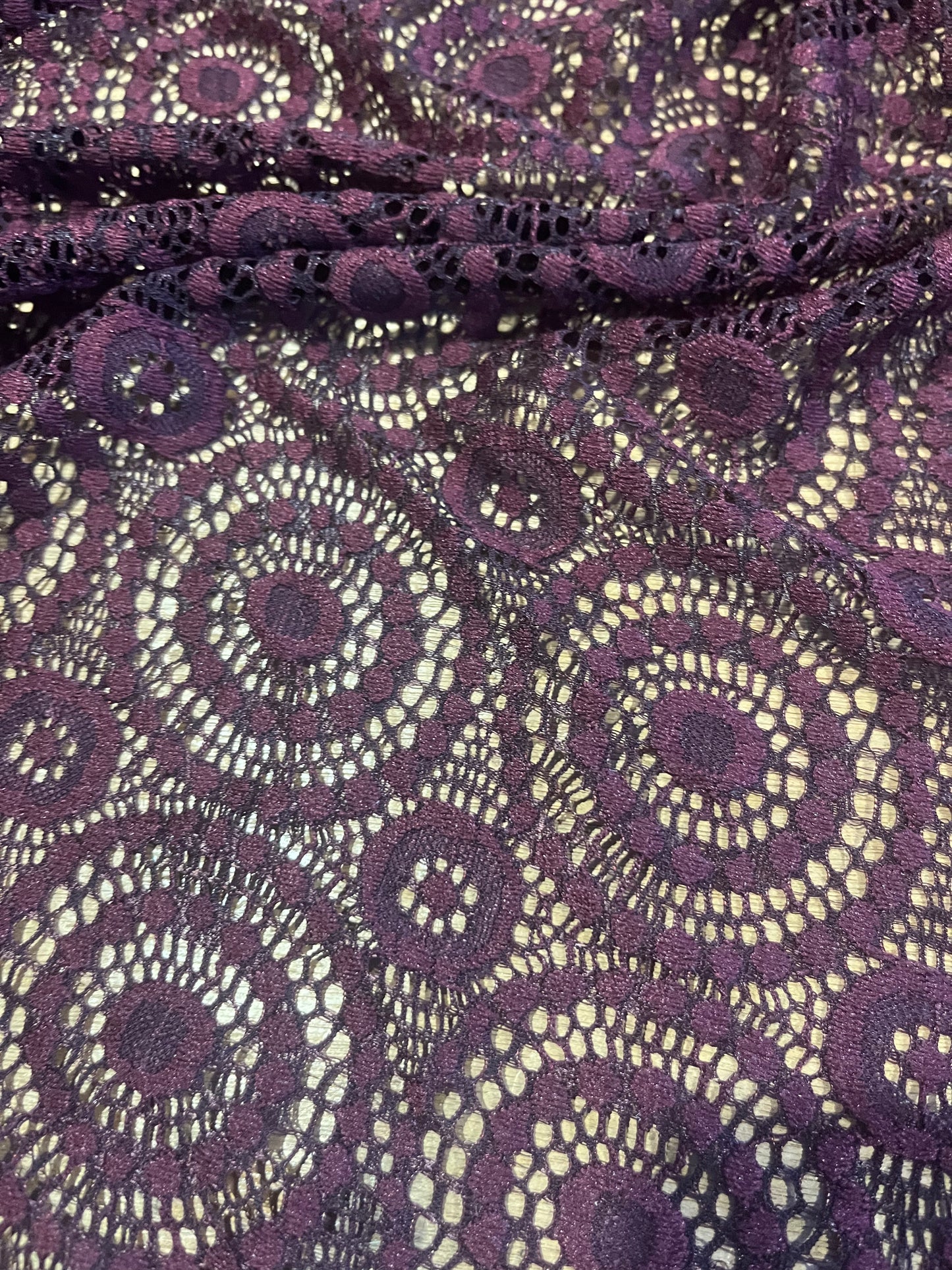 H02 MARINA 018 stretch lace burgundy