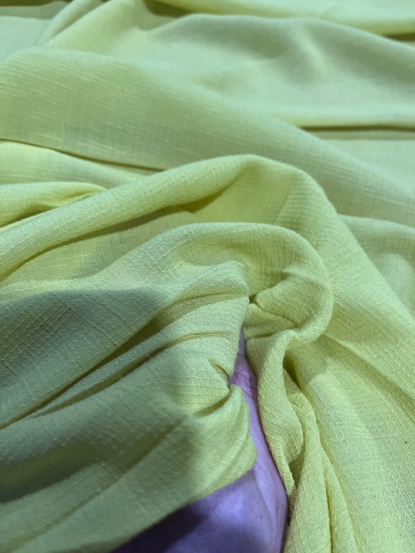 E01 Adèle viscose/cotton/linen BRIGHT YELLOW