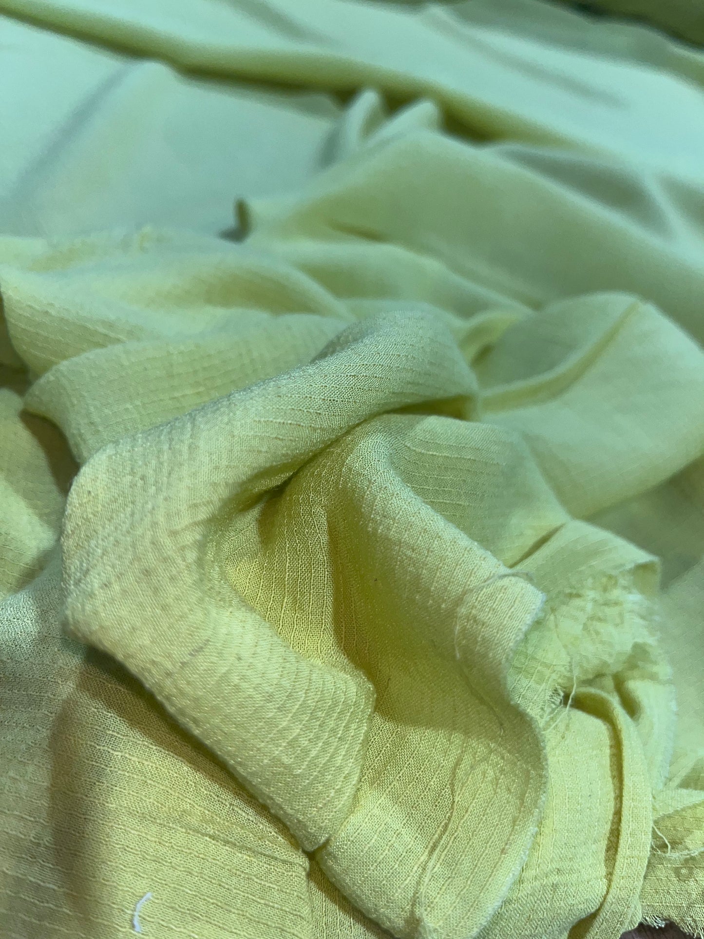 E01 Adèle viscose/cotton/linen BRIGHT YELLOW