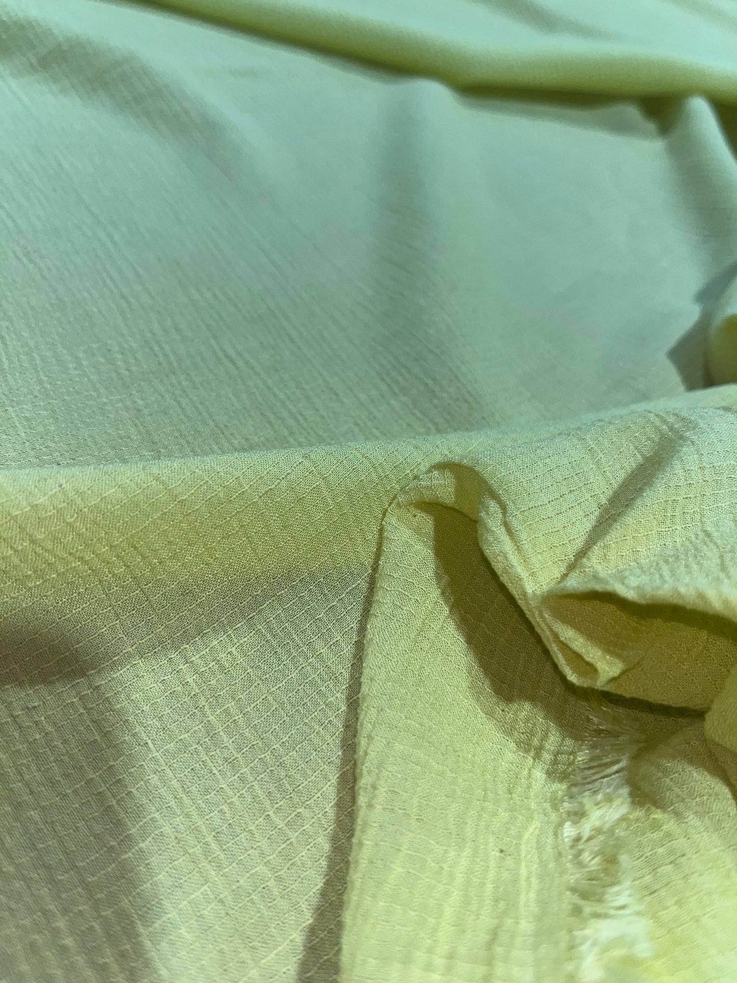 E01 Adèle viscose/cotton/linen BRIGHT YELLOW