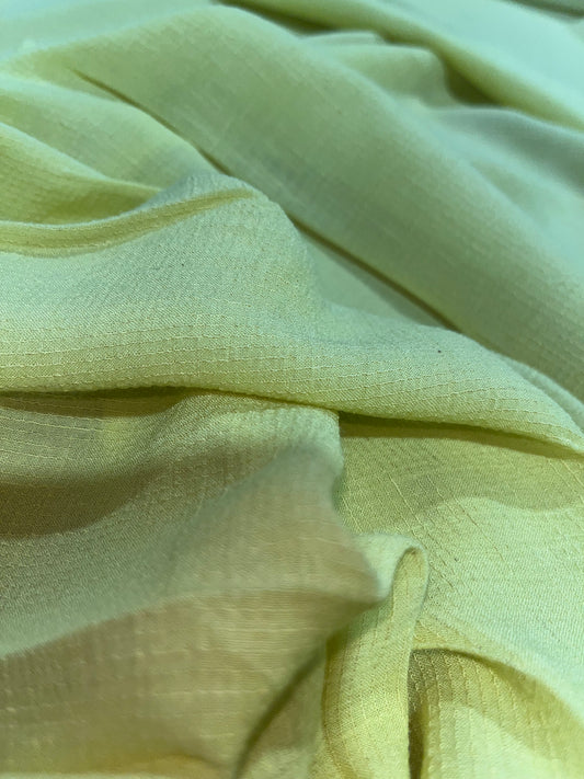 E01 Adèle viscose/cotton/linen BRIGHT YELLOW