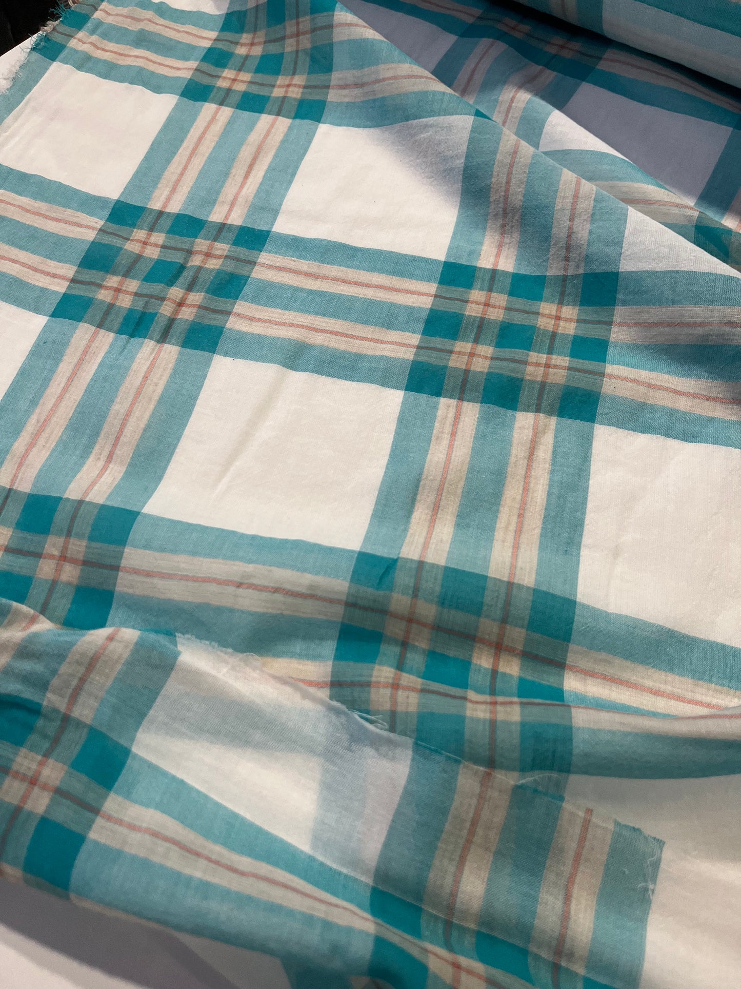 TOM 032 colourwoven cotton voile check