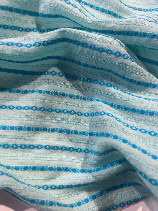 TOM 033 colourwoven cotton voile stripe