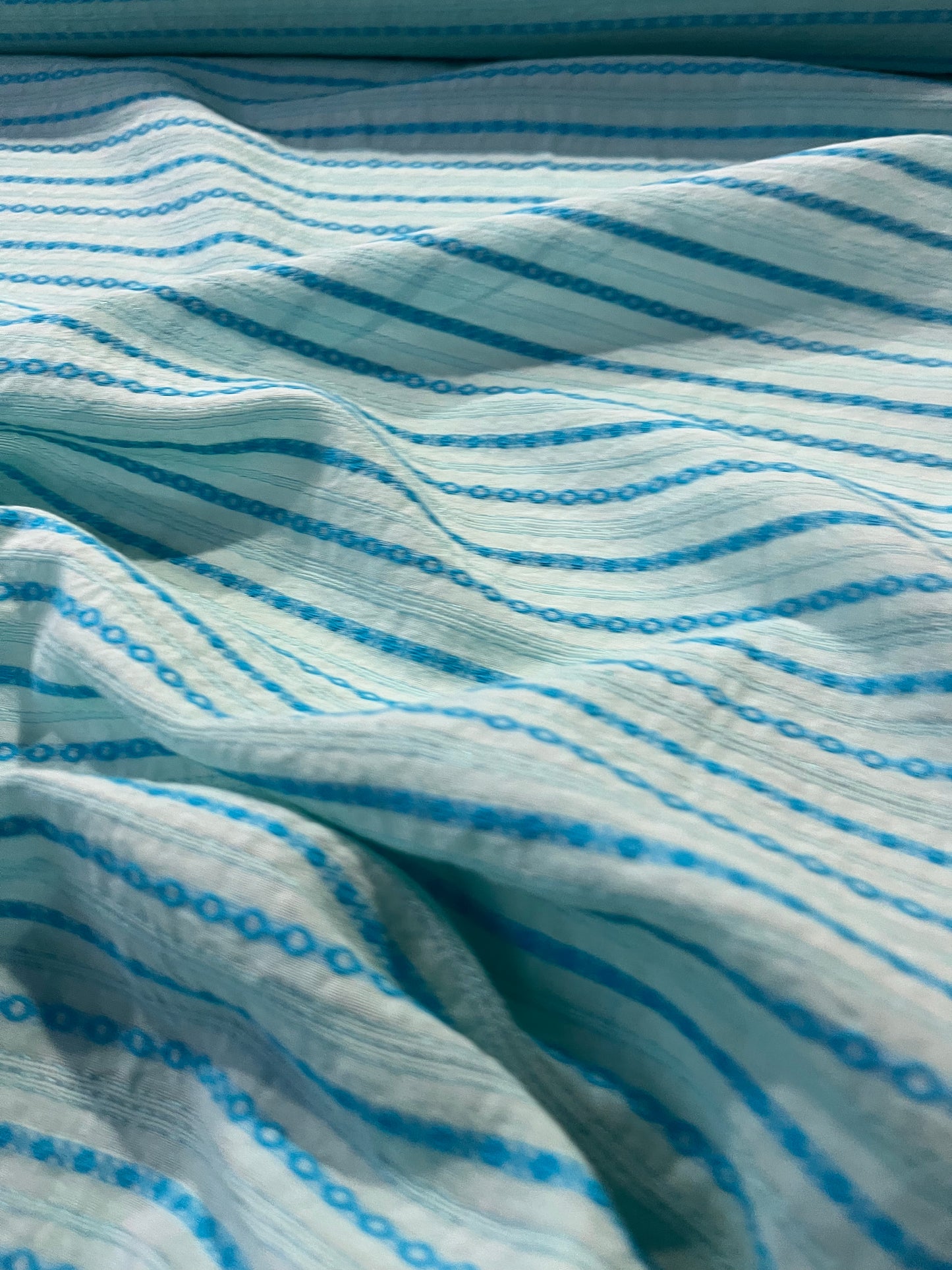 TOM 033 colourwoven cotton voile stripe