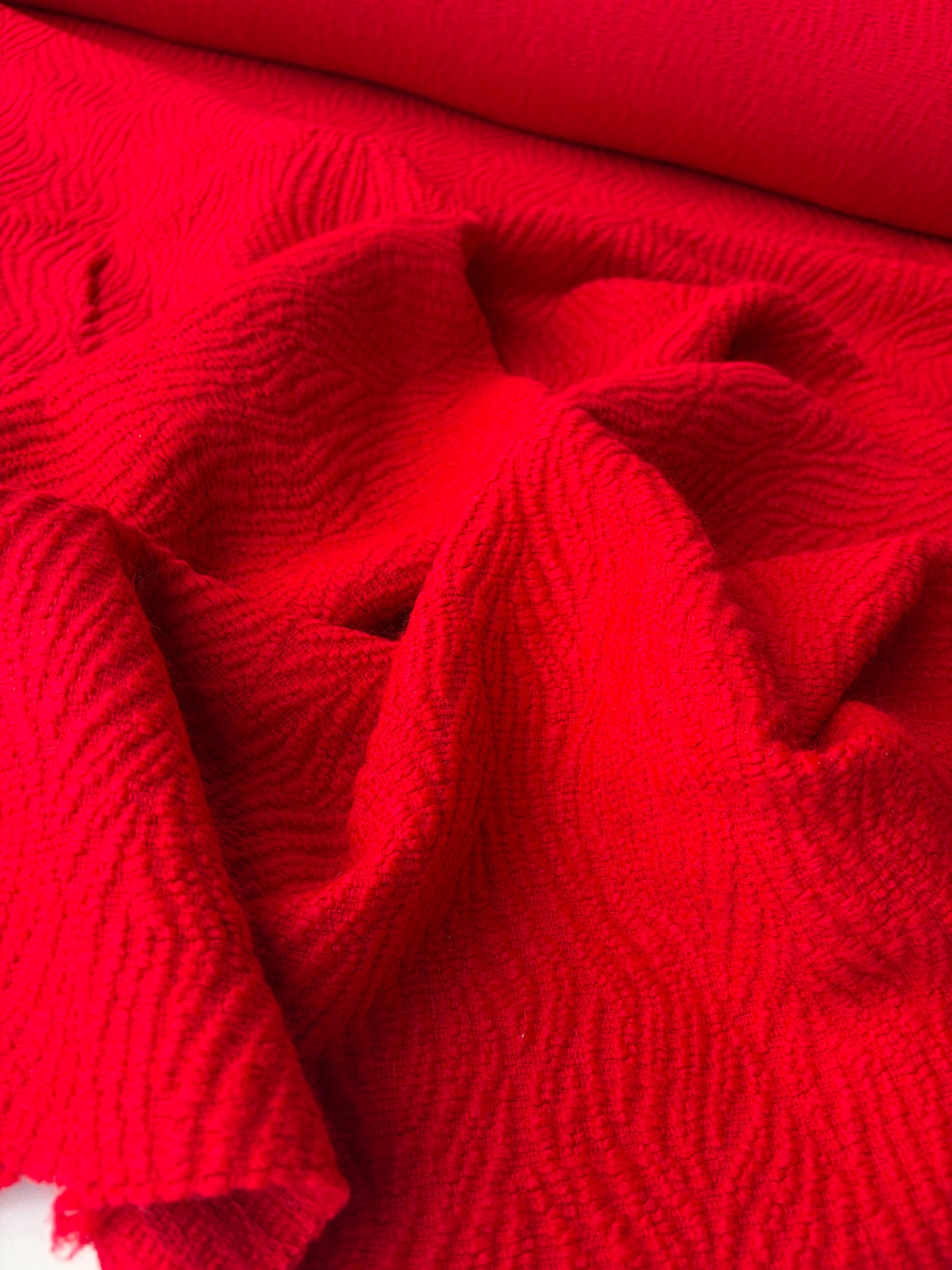 RALPH 053 red heavy woolen coat fabric