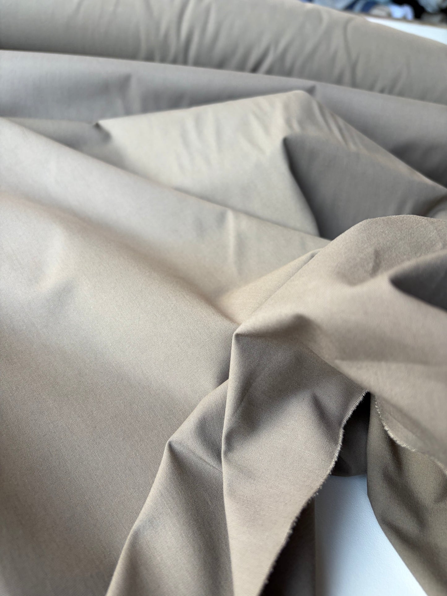ERICA 014 cotton twill papertouch tabac colour