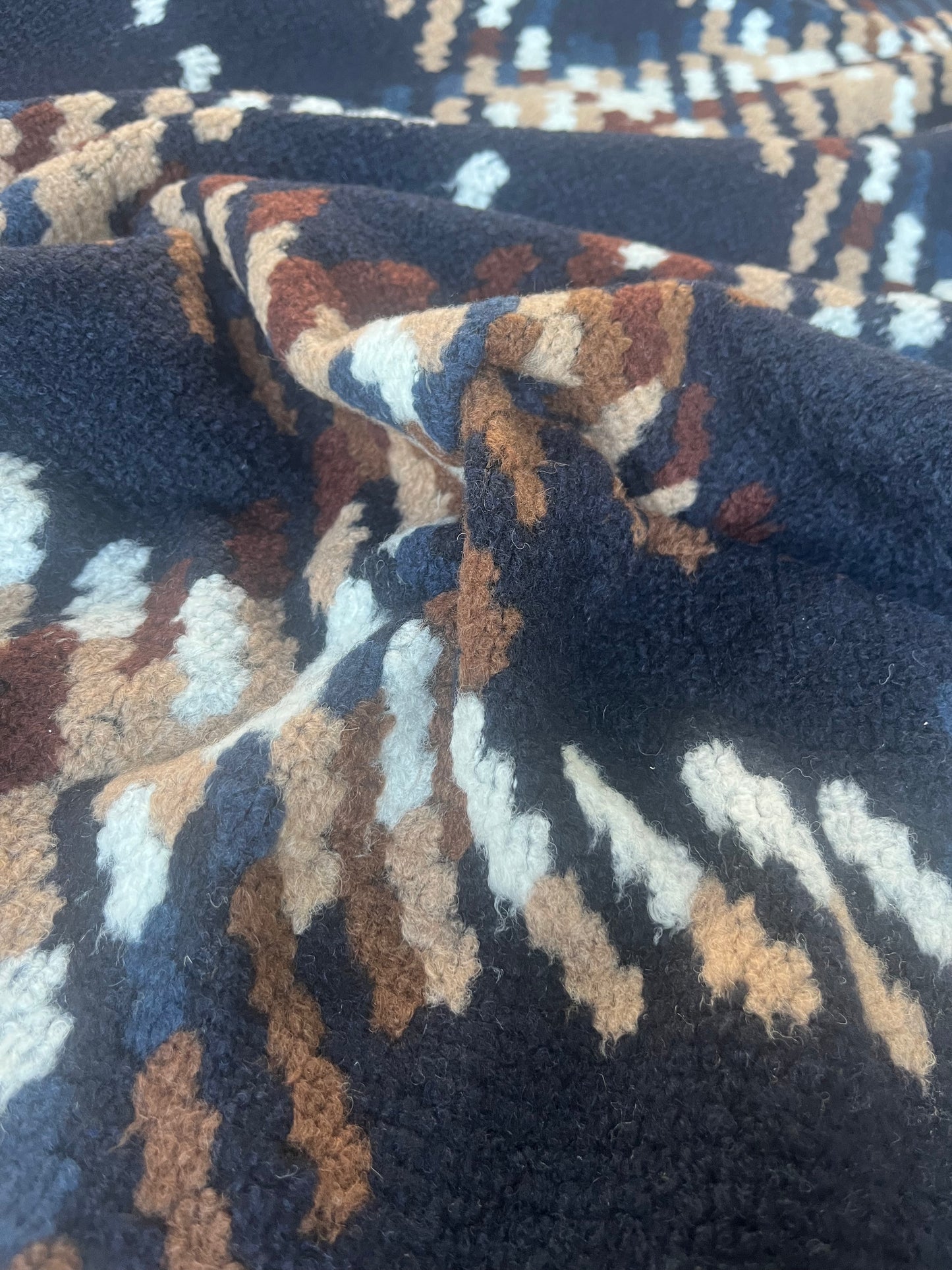 ROSALIE 005 heavy woolen coat fabric giant Prince of Wales