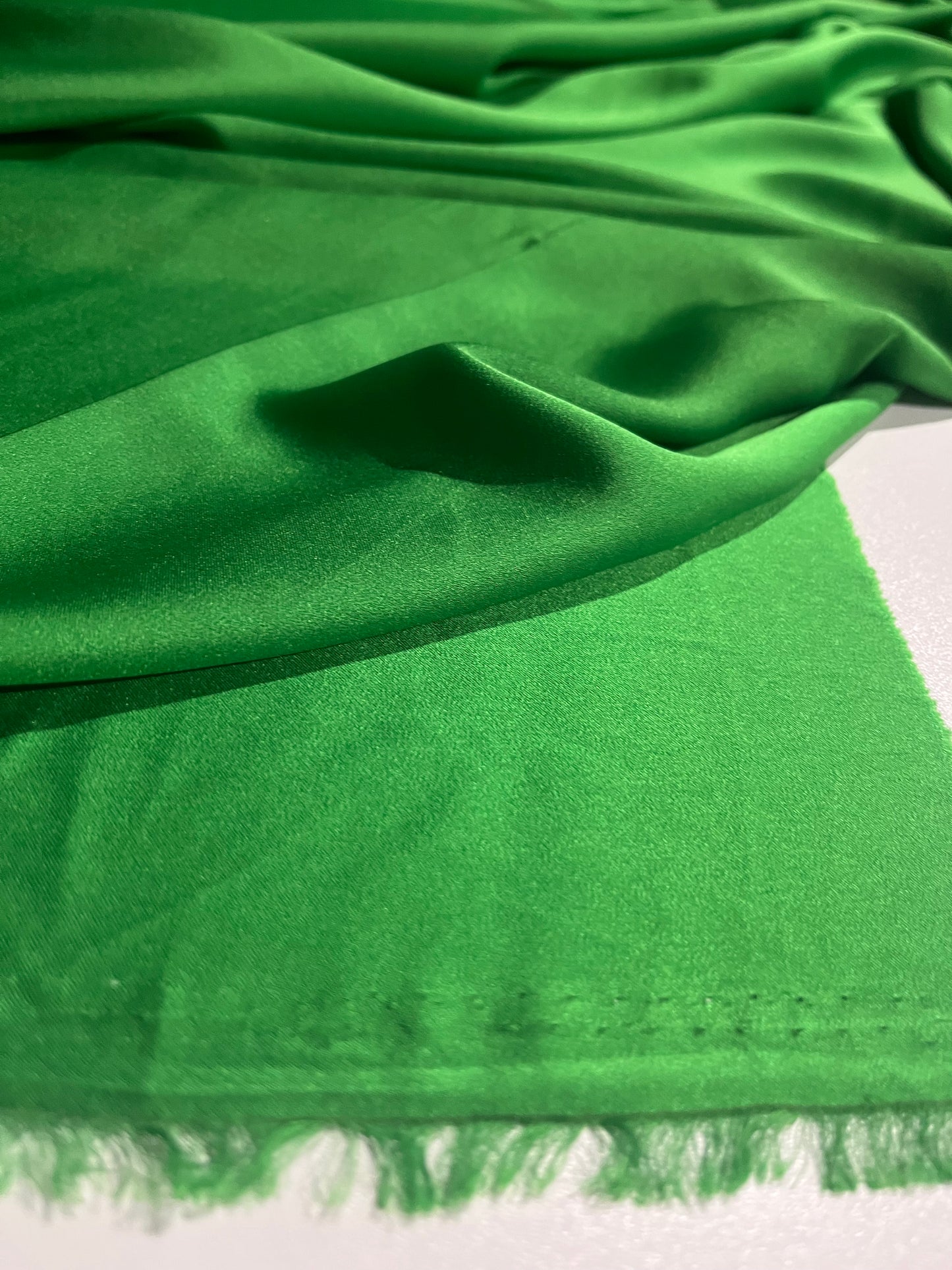 BERNADETTE 003 silky satin green