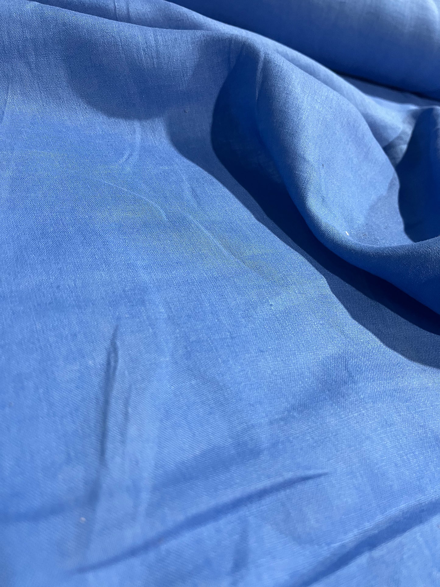 BERNADETTE 011 washed linen cornflower blue