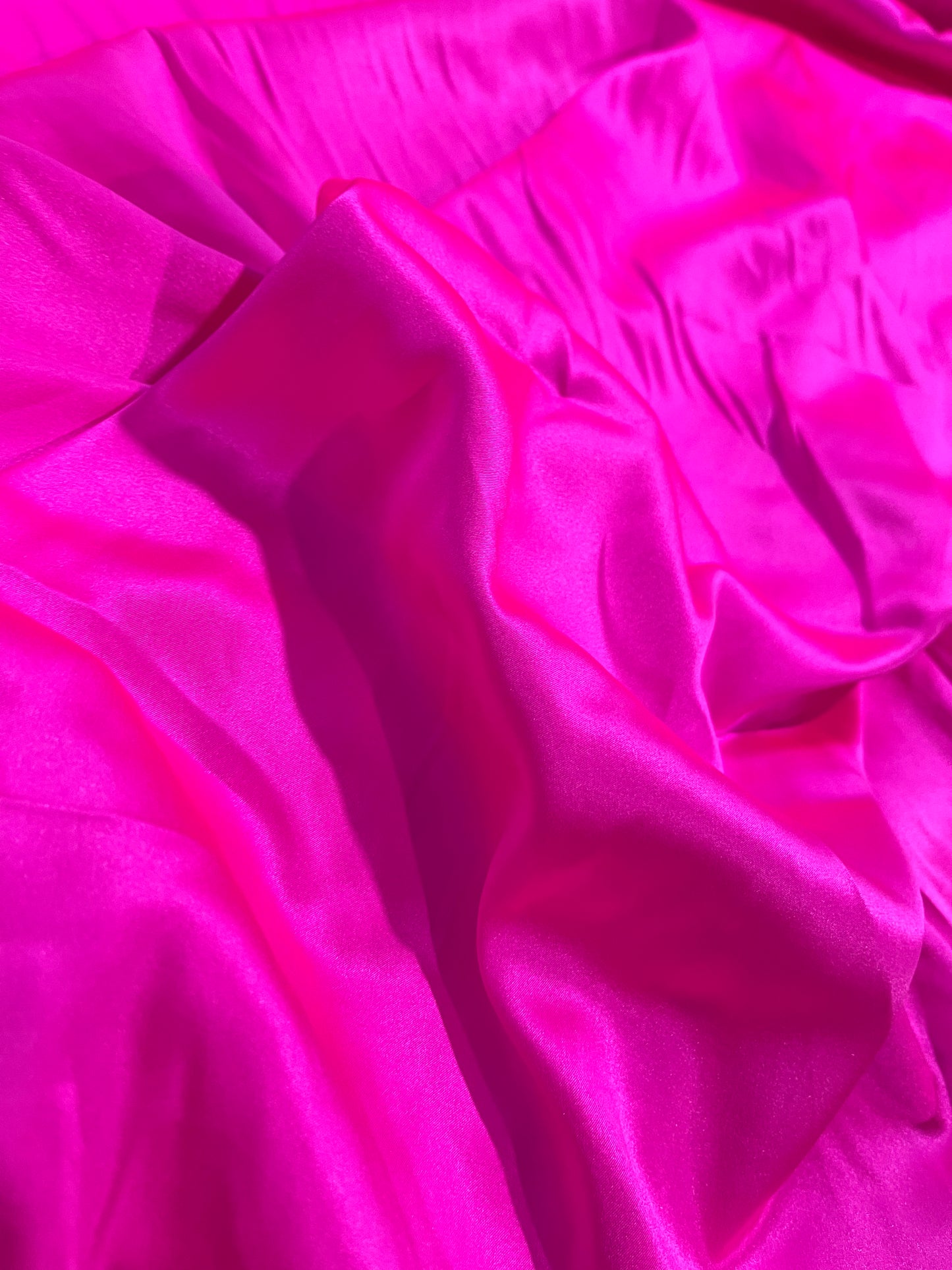 BERNADETTE 022 silky stretch satin shocking pink