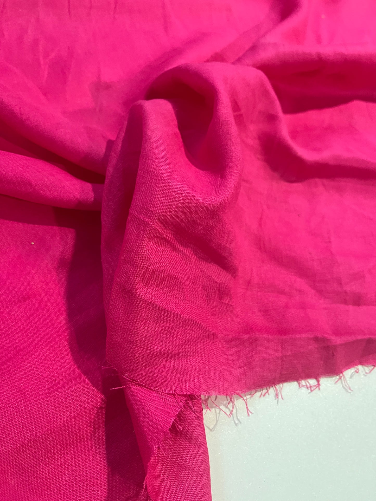 BERNADETTE 023 washed linen fuchsia