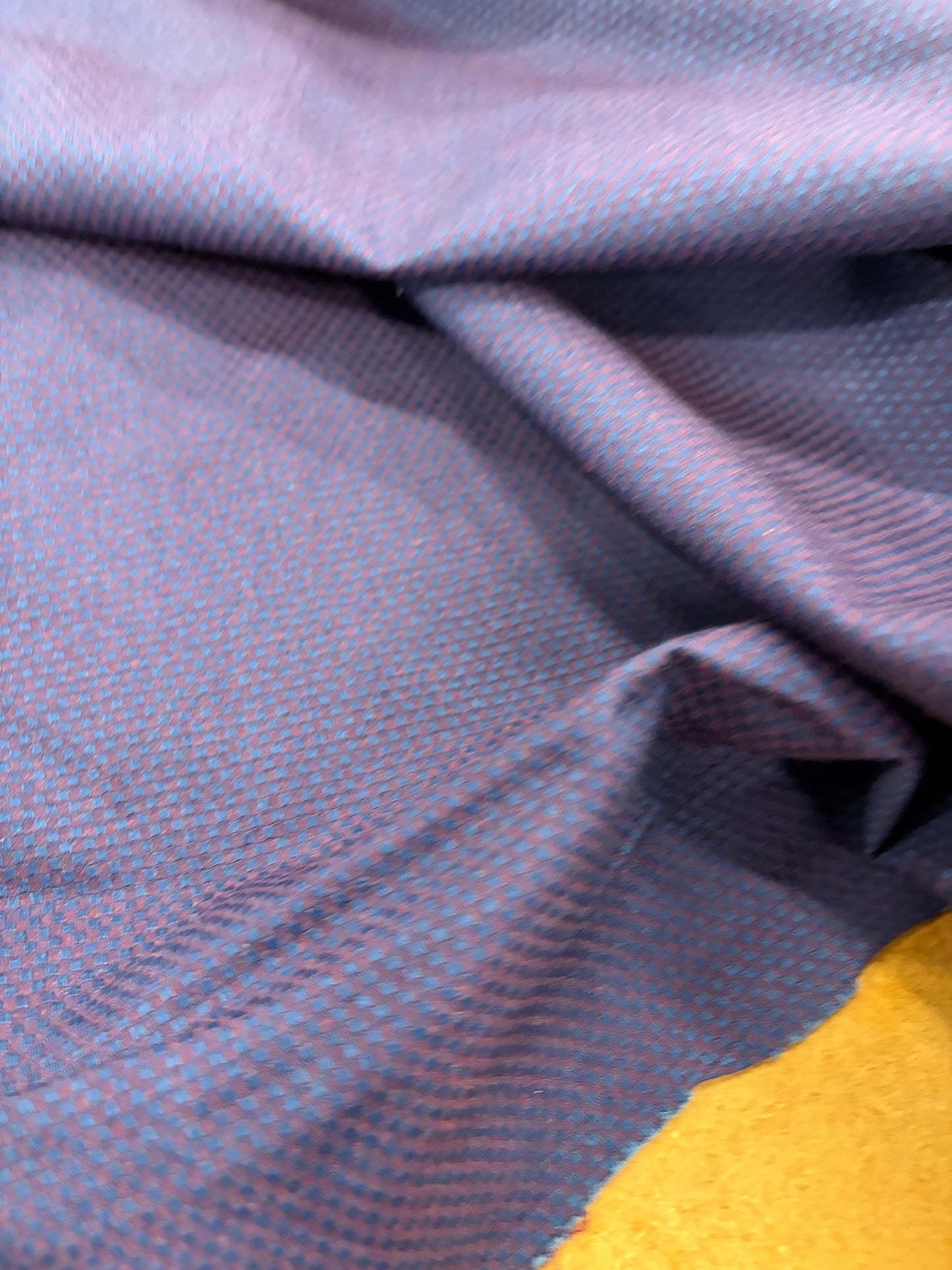 KELLY 002 cotton colourwoven shirting jacquard bicolor blue/red