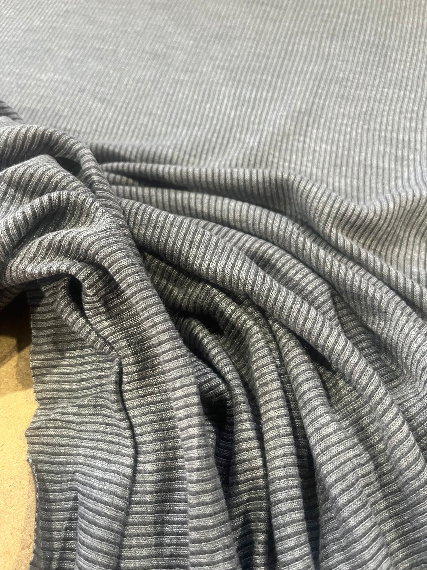 DIEGO 013 tricot rib mélange grey