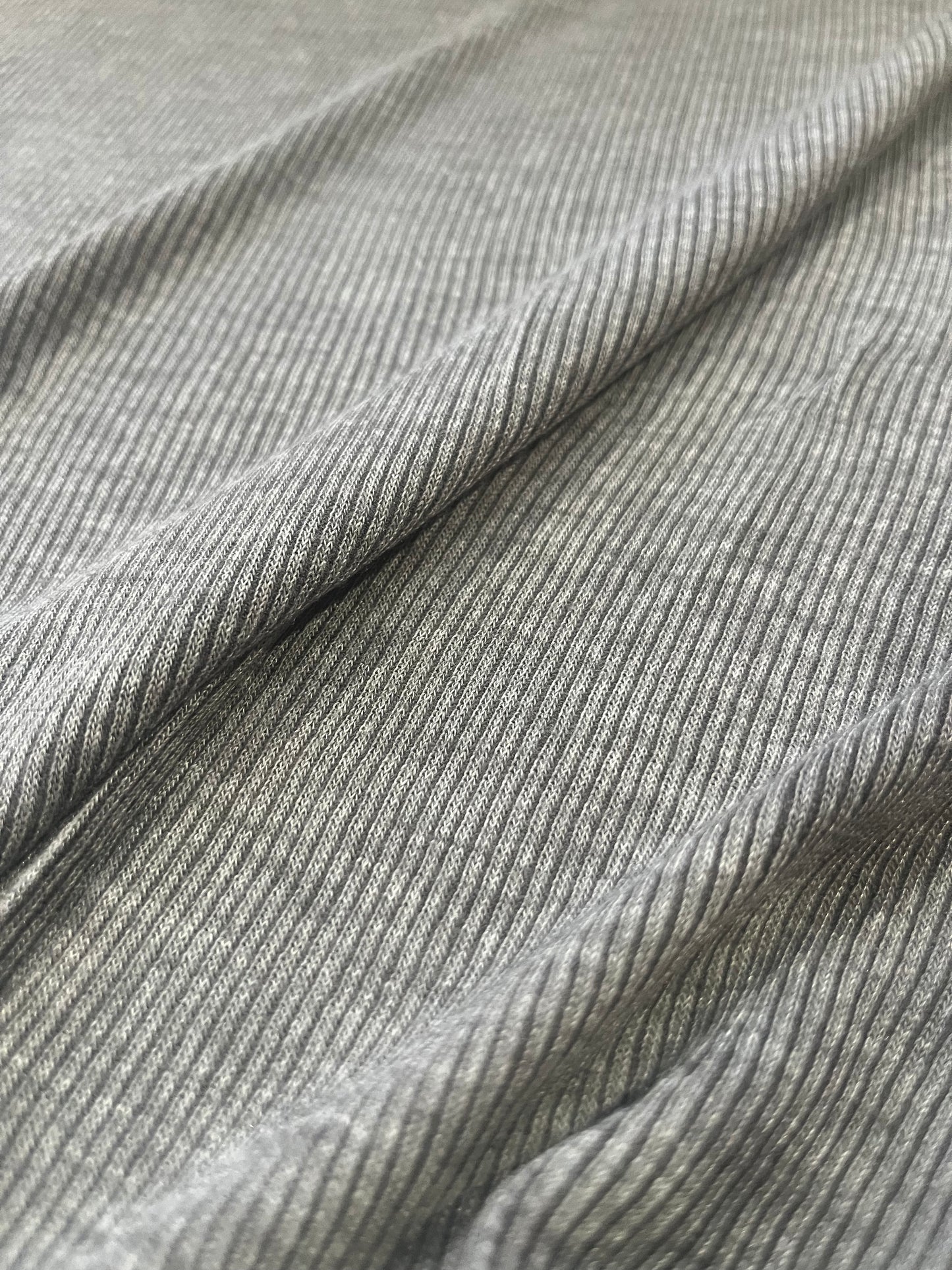 DIEGO 013 tricot rib mélange grey