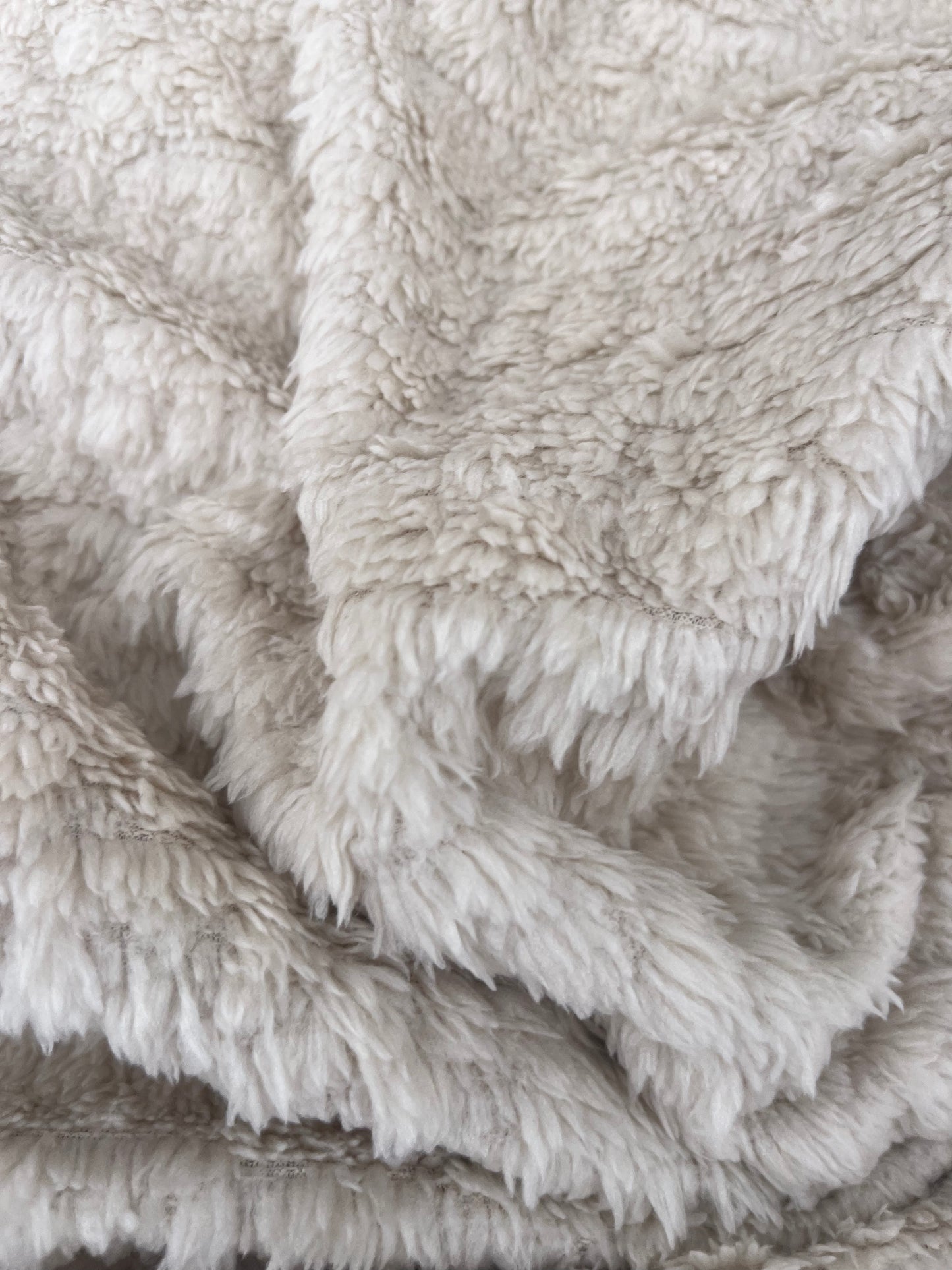 TERESA 014 sherpa fabric sand