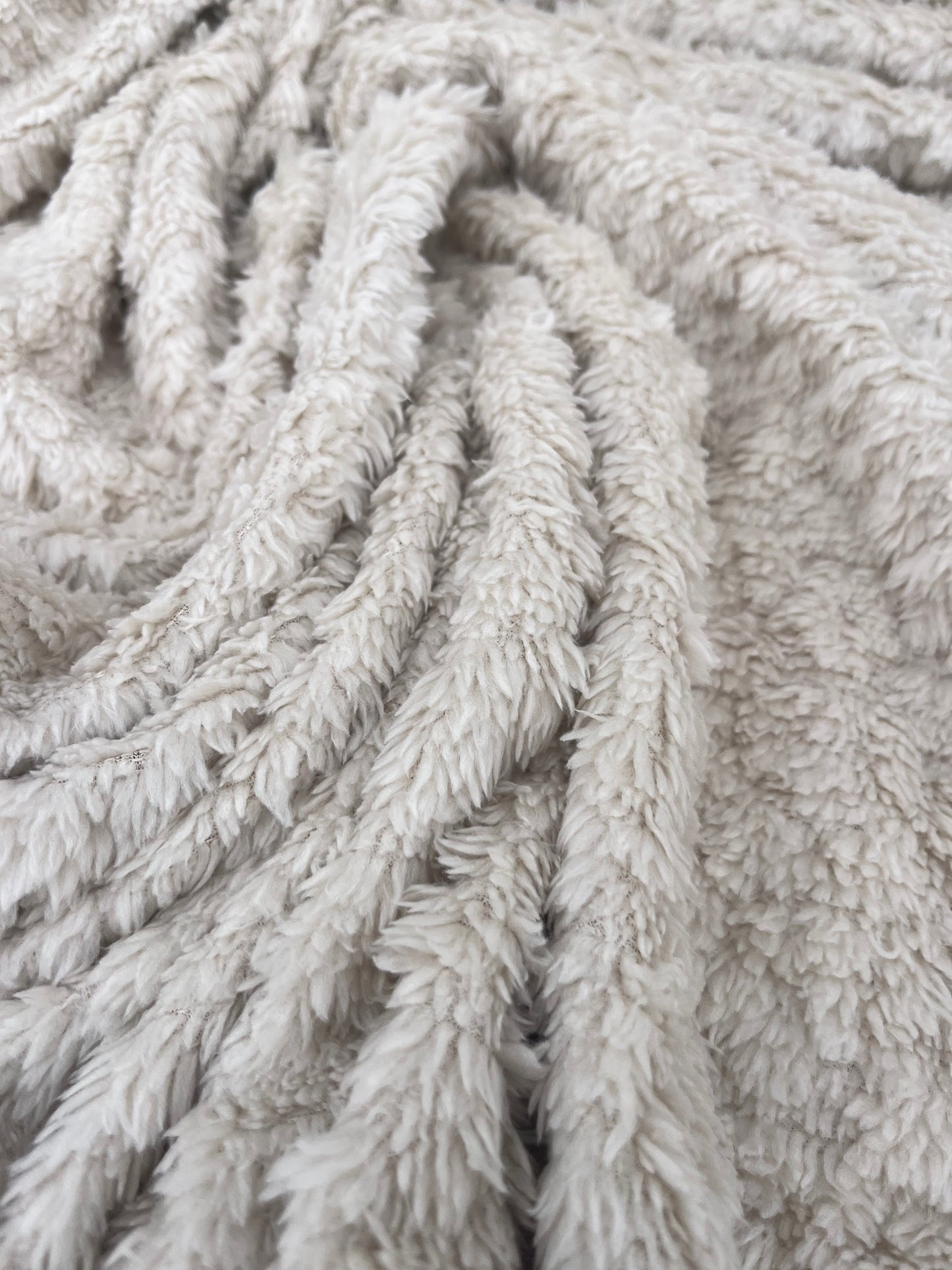 TERESA 014 sherpa fabric sand