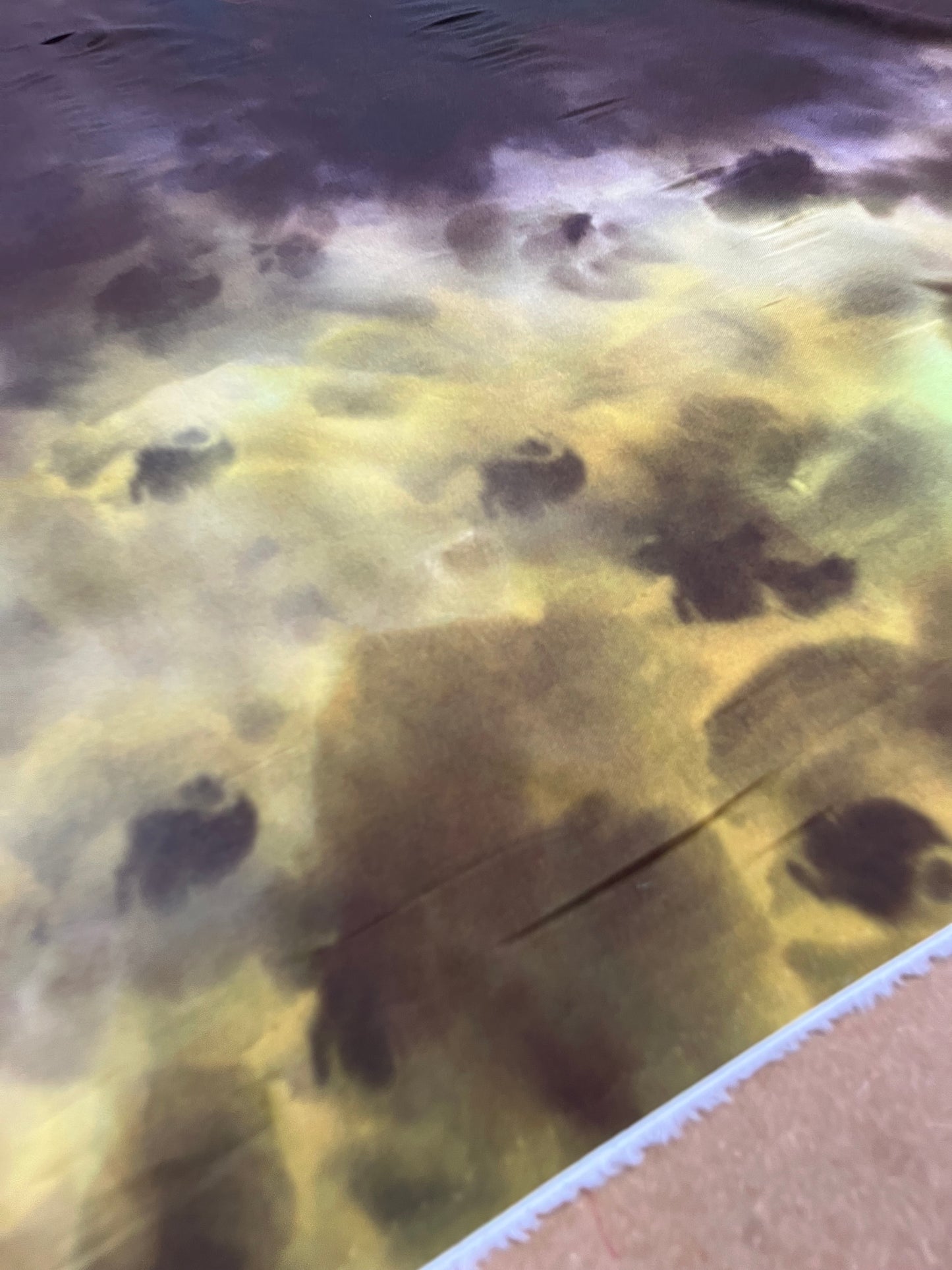 LC twill viscose tie-dye 006 with border