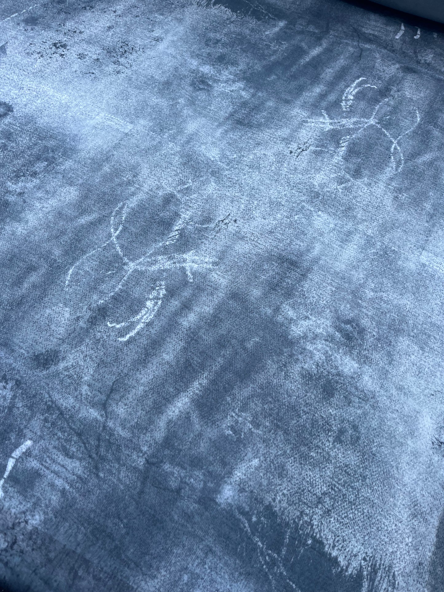 HERA 008 cotton voile marble texture